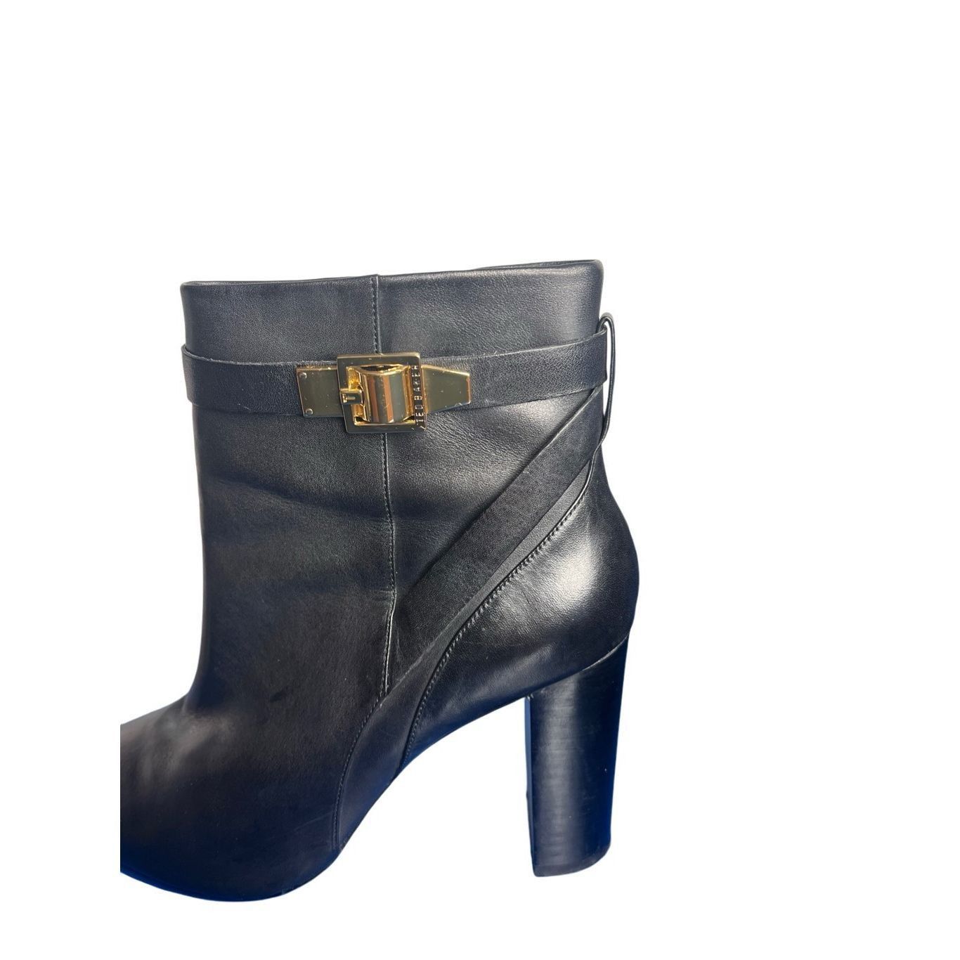 Ted Baker Ted Baker Indra Black Leather Boots 6.5 Size US 6.5 / IT 36.5 - 2 Thumbnail