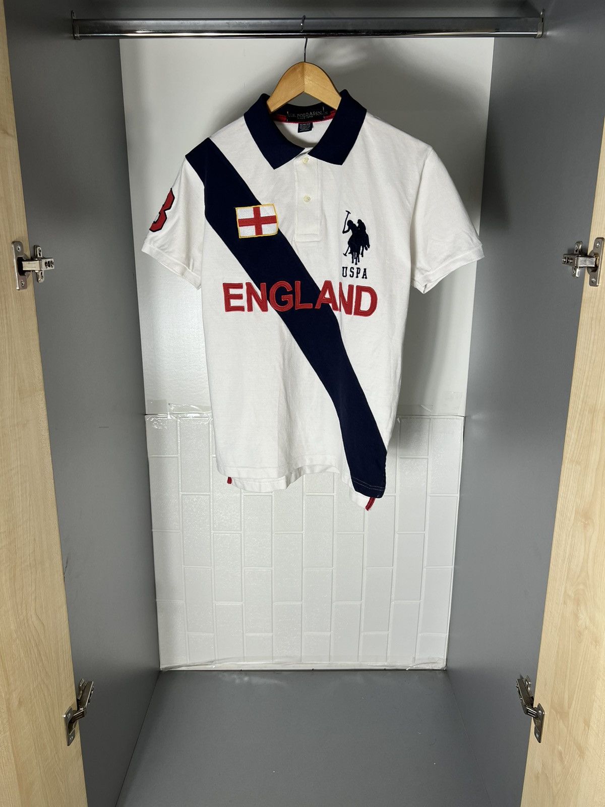 Polo Ralph Lauren VINTAGE U.S POLO ASSN ENGLAND DESIGNER CASUAL RETRO Y2K 90s Size US M / EU 48-50 / 2 - 4 Thumbnail