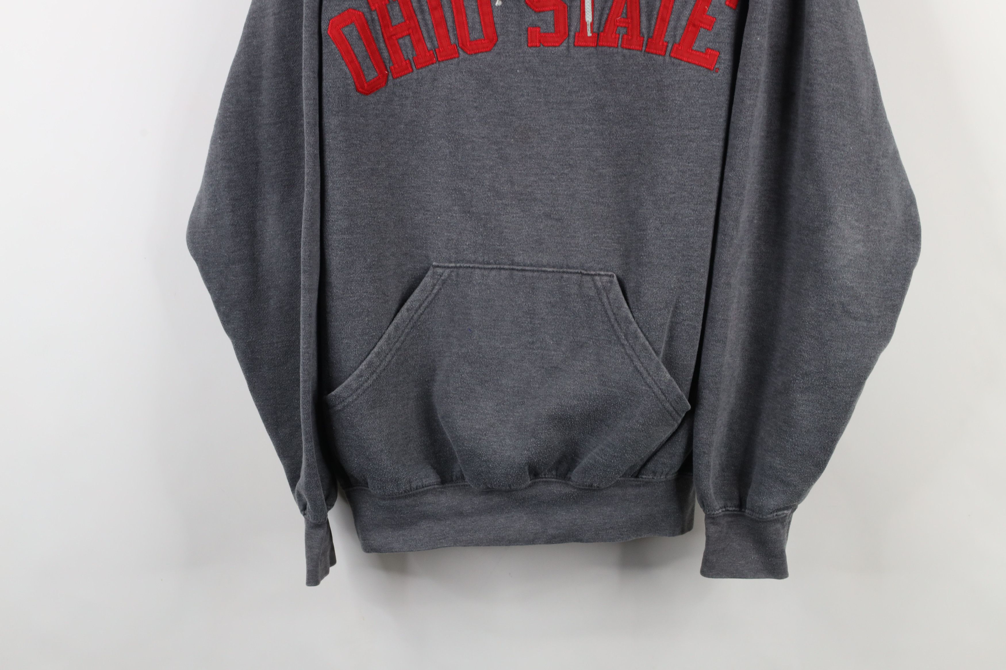 Vintage Vintage 90s Spell Block Letter Ohio State University Hoodie Size US L / EU 52-54 / 3 - 3 Thumbnail