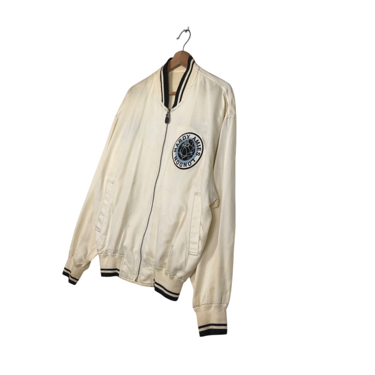 Japanese Brand × Vintage 📌Vintage Bomber Jacket Hardy Amies Sport Big Logo Size US M / EU 48-50 / 2 - 3 Thumbnail