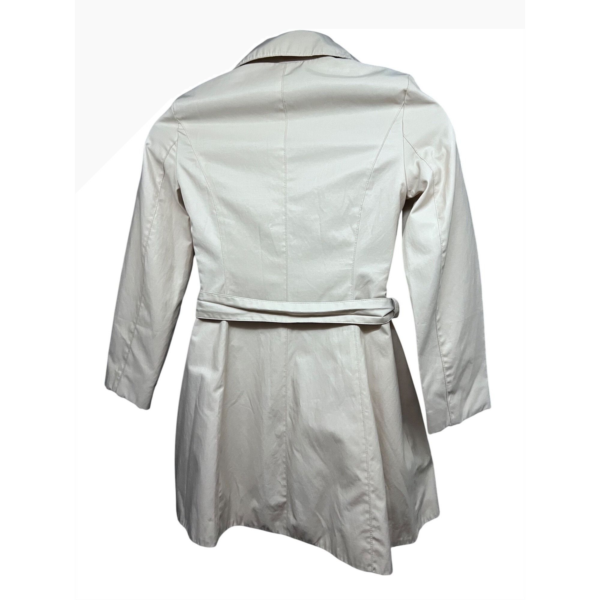 Betsey Johnson Betsey Johnson Beige Double Breasted Belted Lined Trench Coa Size S / US 4 / IT 40 - 3 Thumbnail
