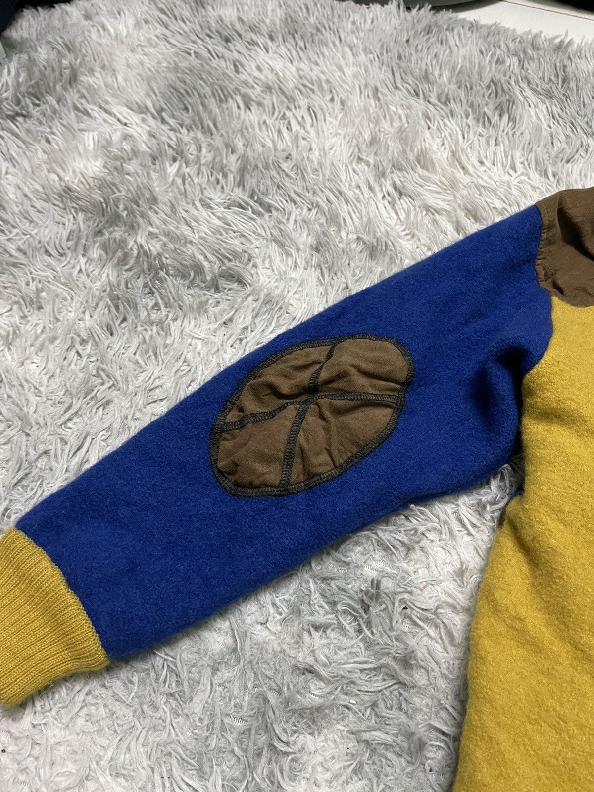 Enrico Coveri × Japanese Brand 90s ENRICO COVERI WOOL ZIPPER HOOD JACKET RARE Size US S / EU 44-46 / 1 - 18 Thumbnail