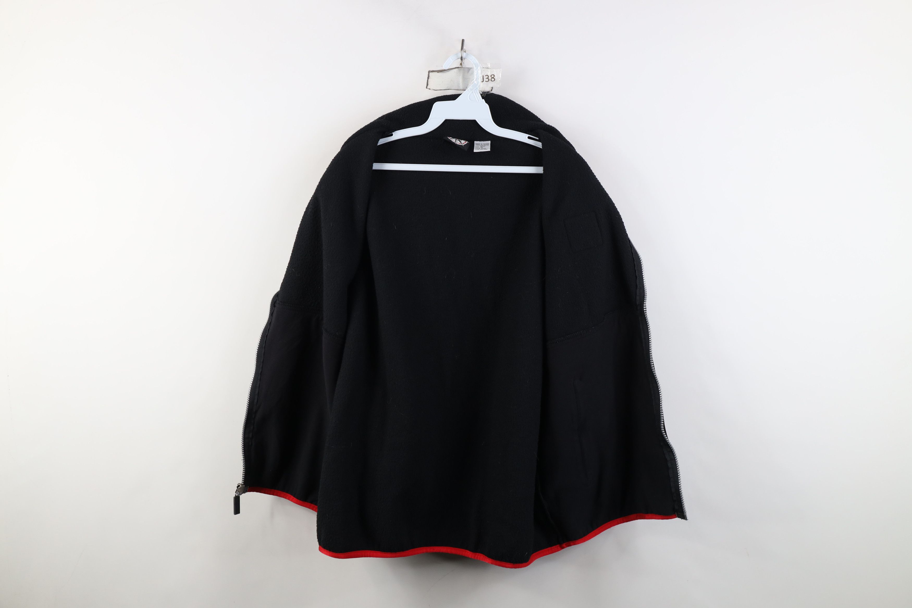 Marlboro Vintage 90s Marlboro Full Zip Fleece Vest Jacket Black Size US M / EU 48-50 / 2 - 7 Thumbnail