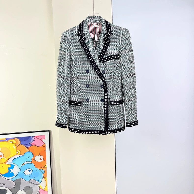 Thom Browne Thom Browne Double row collar jacket Size 40S - 1 Thumbnail