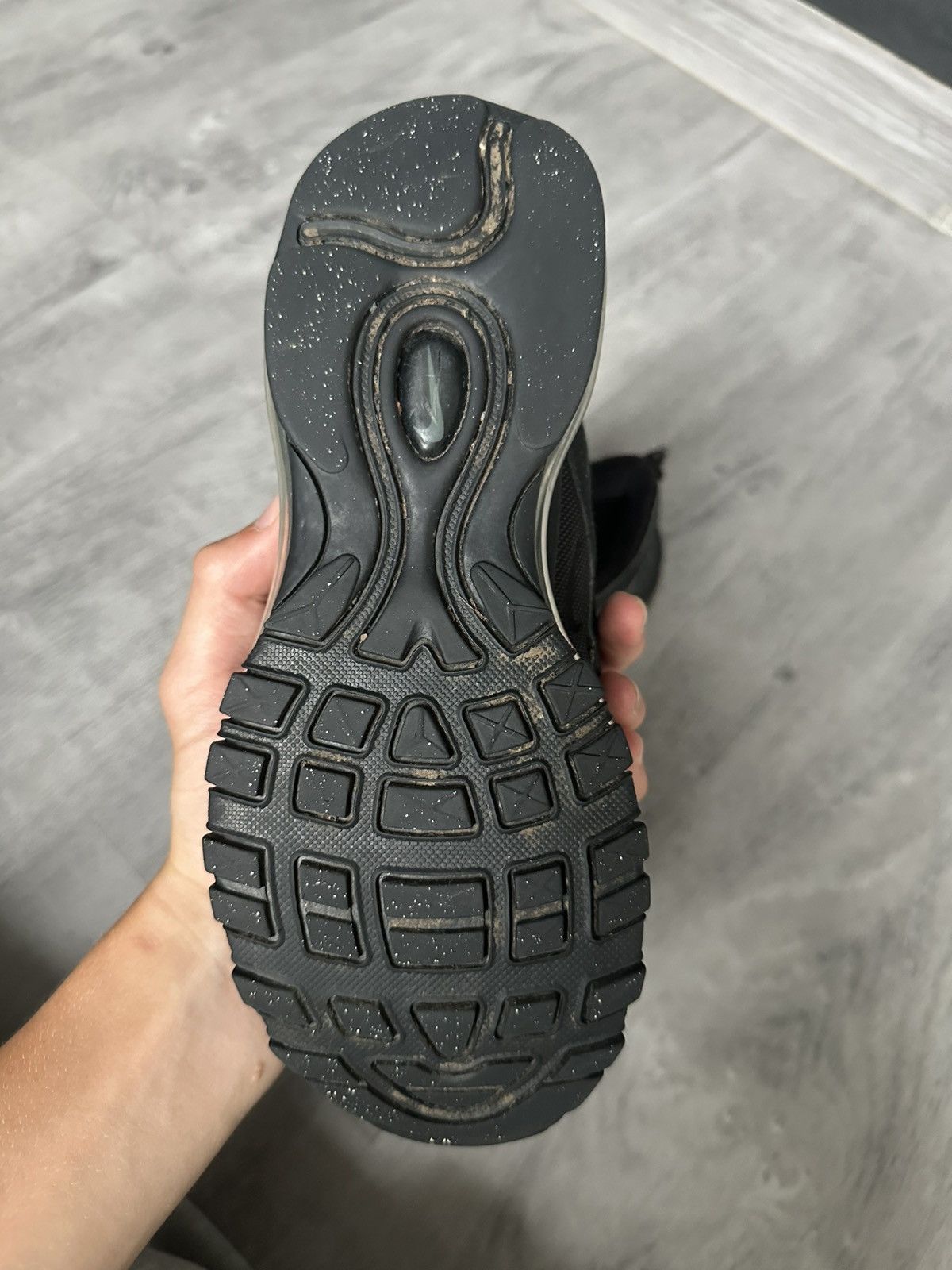 Nike Nike Air Max 97 Triple Black EU 38 / US 5.5 Size US 5.5 / EU 38 - 3 Thumbnail