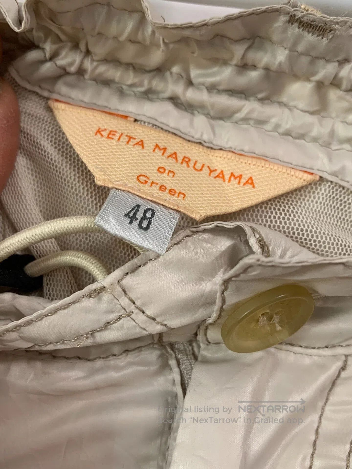 KEITAMARUYAMA Keita Maruyama Stylish Athletic Pants. Size US 30 / EU 46 - 4 Thumbnail