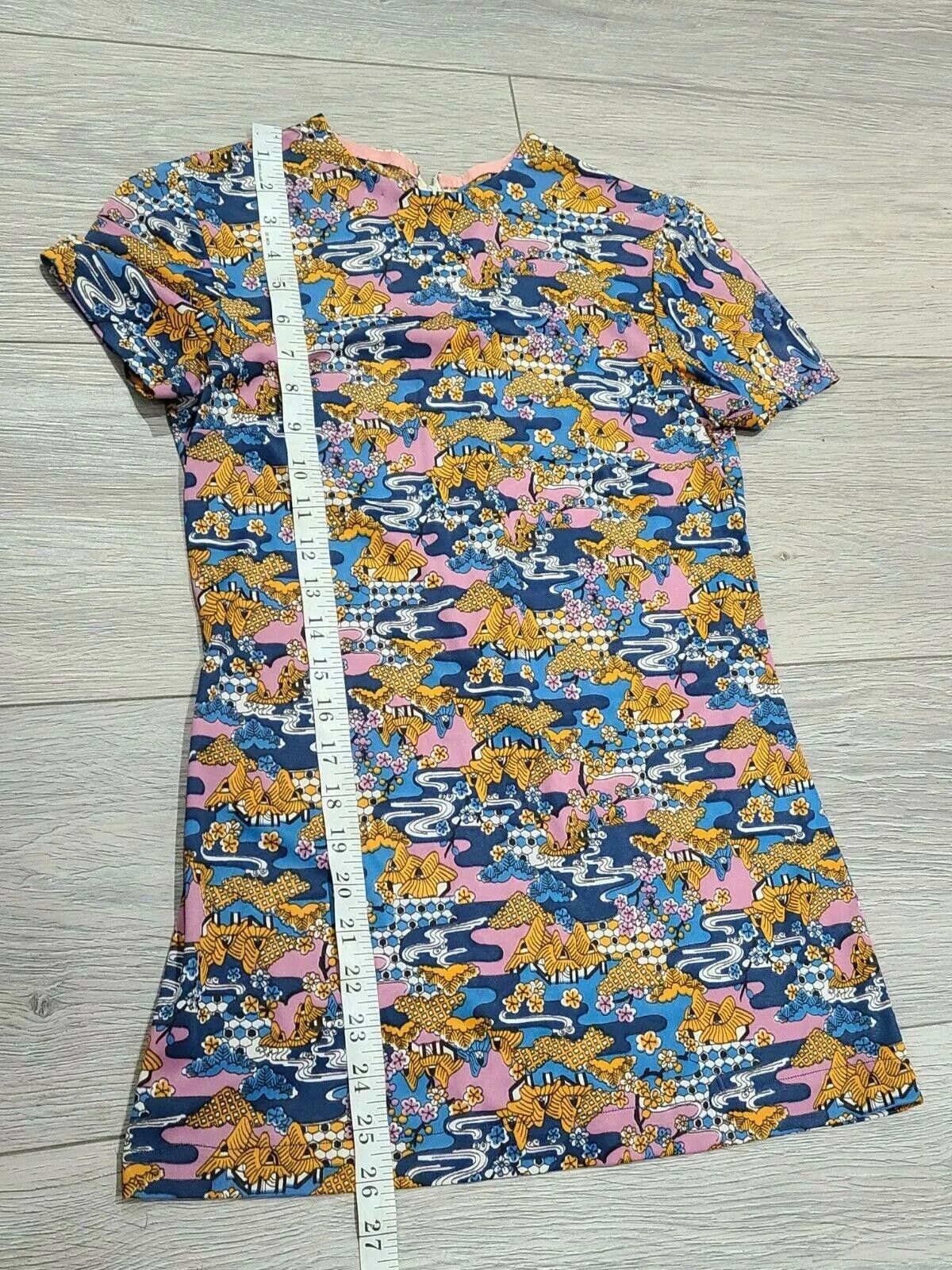 Designer Vintage Top Womens Medium Asian 1970s Homemade Zip Up Size M / US 6-8 / IT 42-44 - 5 Thumbnail