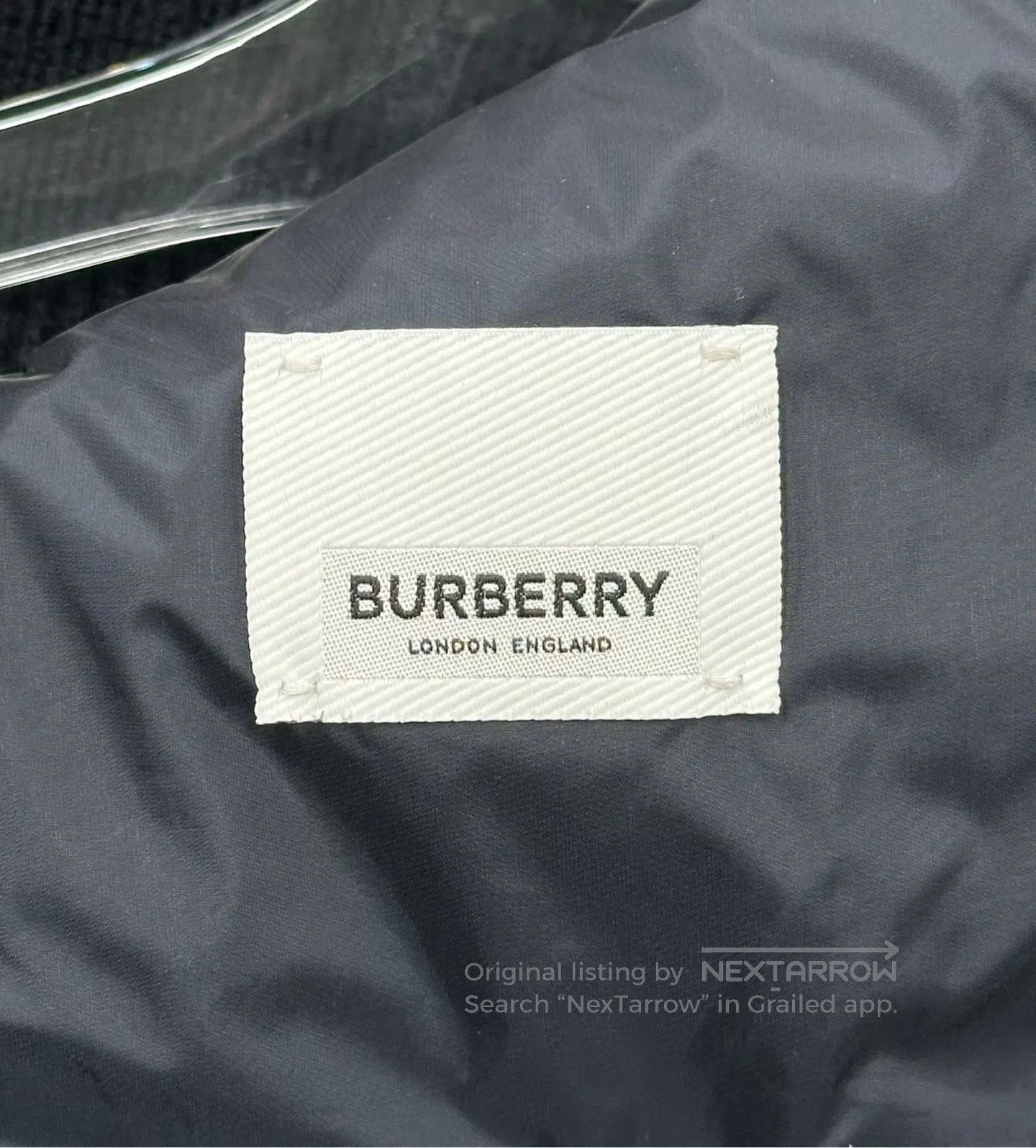 Burberry Burberry Navy Blue Knit Patchwork Zippered Down Hooded Jac Size M / US 6-8 / IT 42-44 - 3 Thumbnail