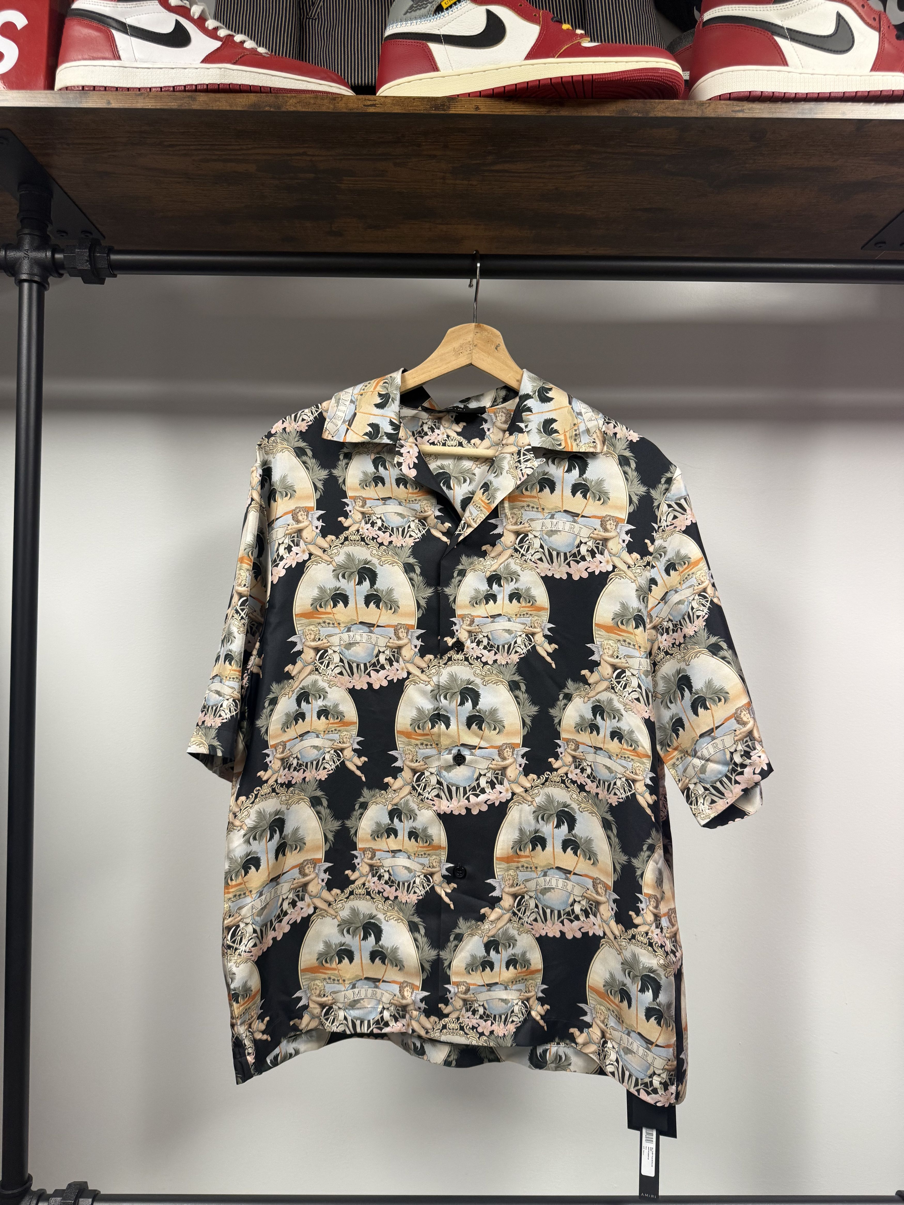 Amiri Amiri Silk Cherub Shirt - M Size US M / EU 48-50 / 2 - 1 Thumbnail
