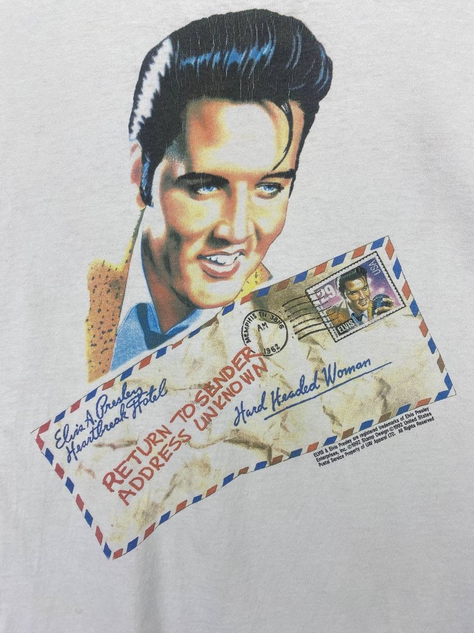 Band Tees × Vintage Vintage Elvis Presley Punk Rock Band Tee T Shirts Size US XL / EU 56 / 4 - 6 Thumbnail