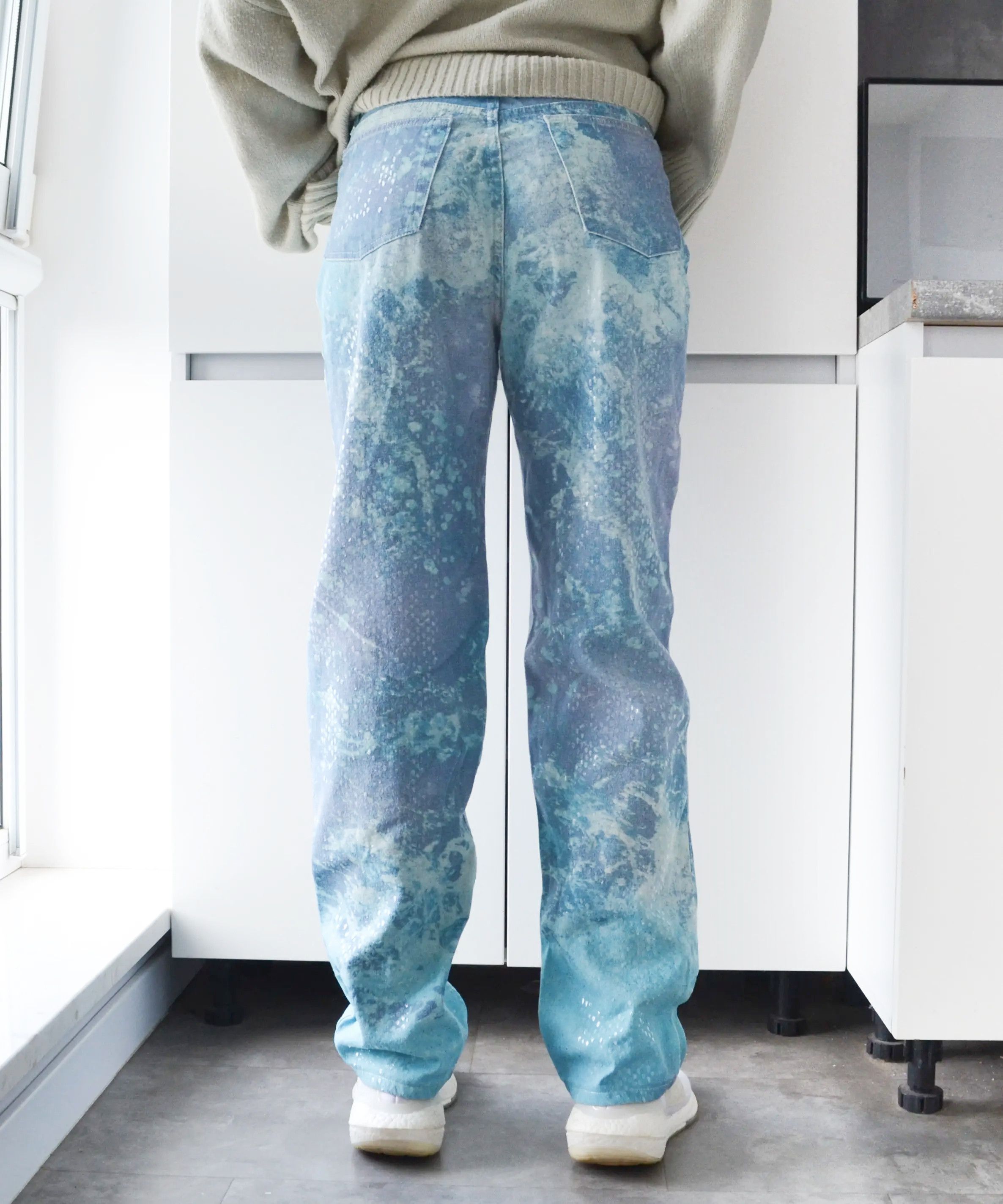 Roberto Cavalli Roberto Cavalli Jeans Pants Scale Blue Purple Vintage '99 Size US 32 / EU 48 - 6 Thumbnail