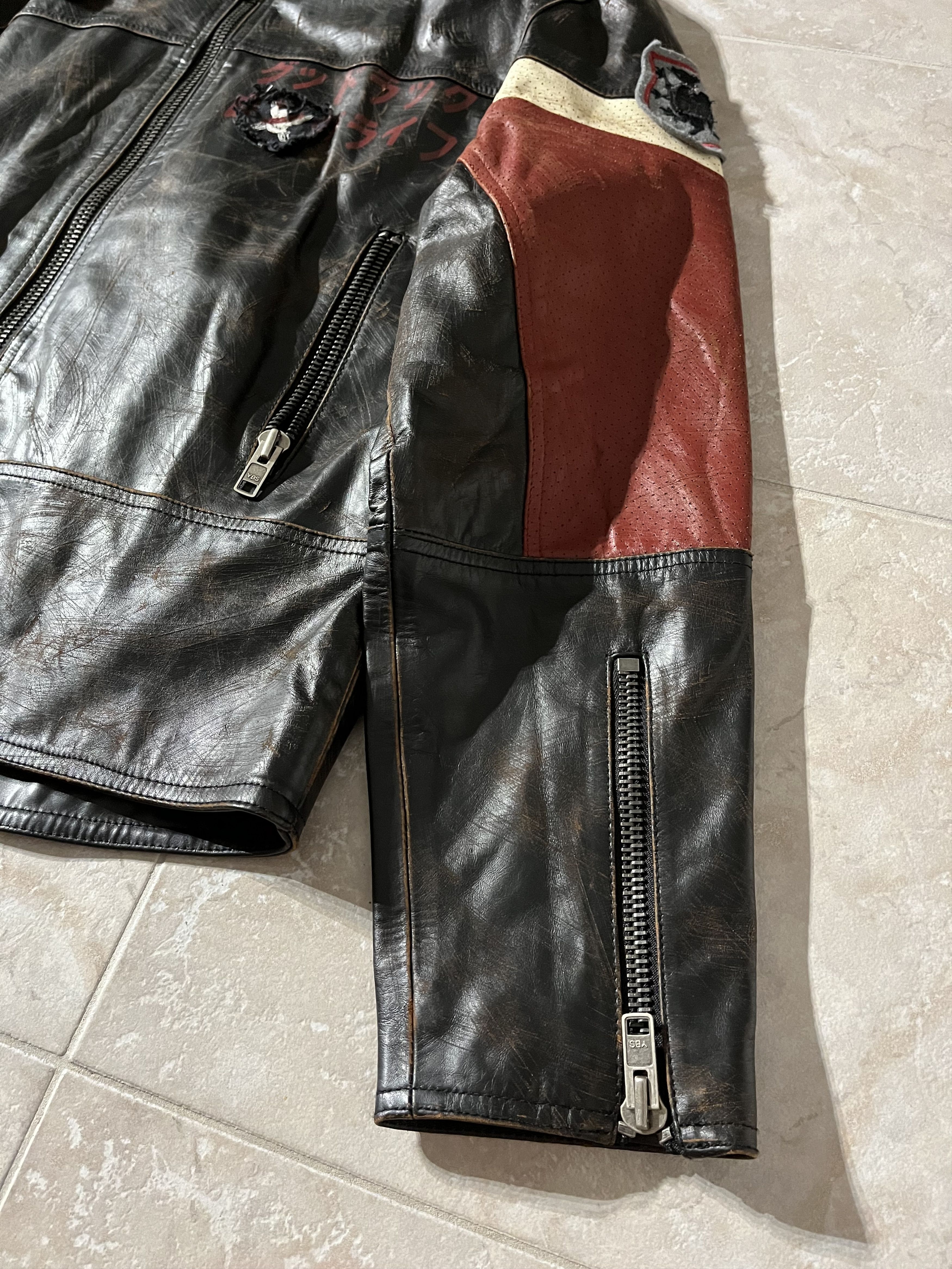 Other Berik Biker Leather Jacket Size US XL / EU 56 / 4 - 5 Thumbnail