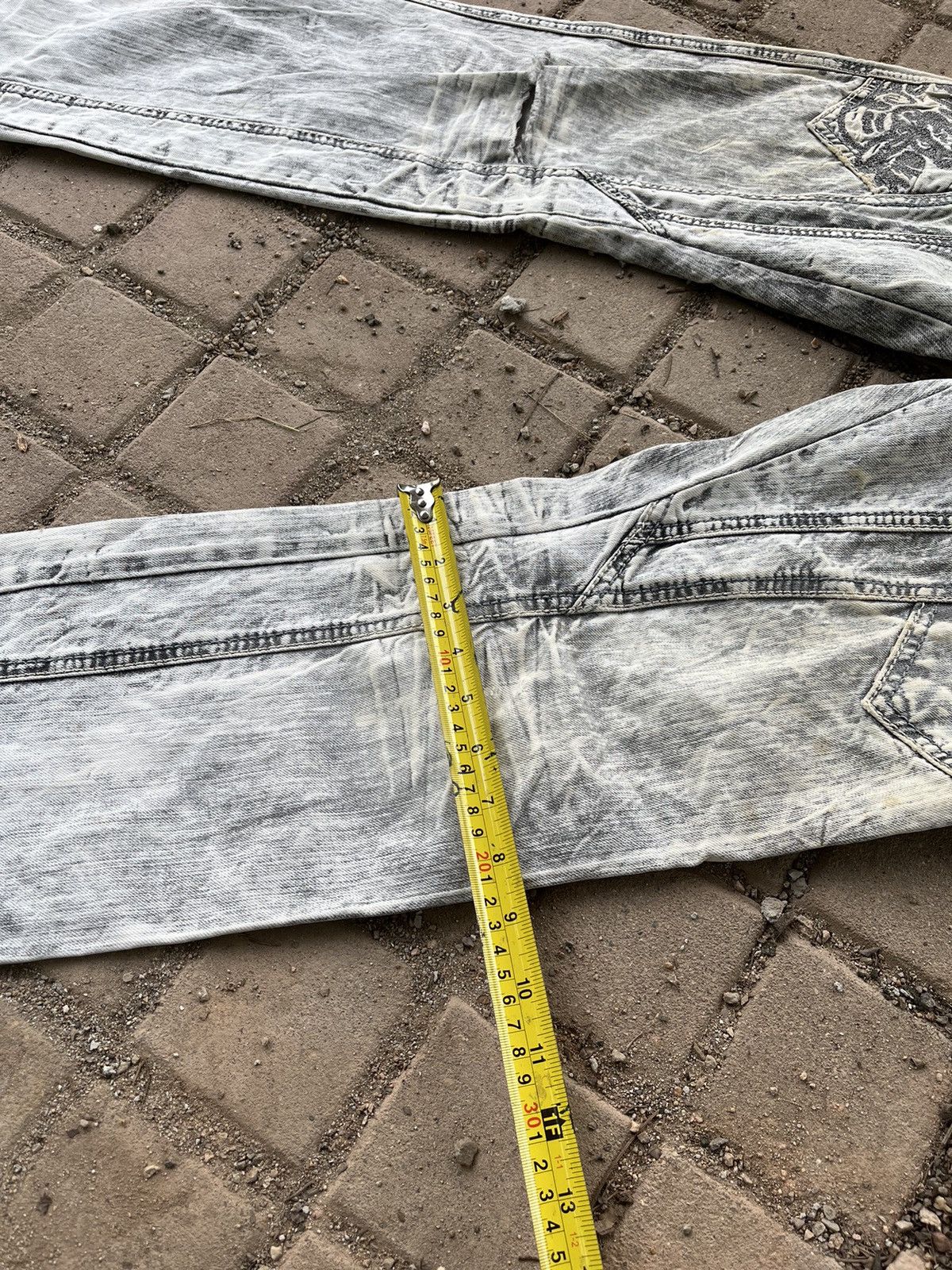 If Six Was Nine × Japanese Brand × Vintage Vintage Washed Studded Hysteric Inspired Denim Size US 31 - 11 Thumbnail