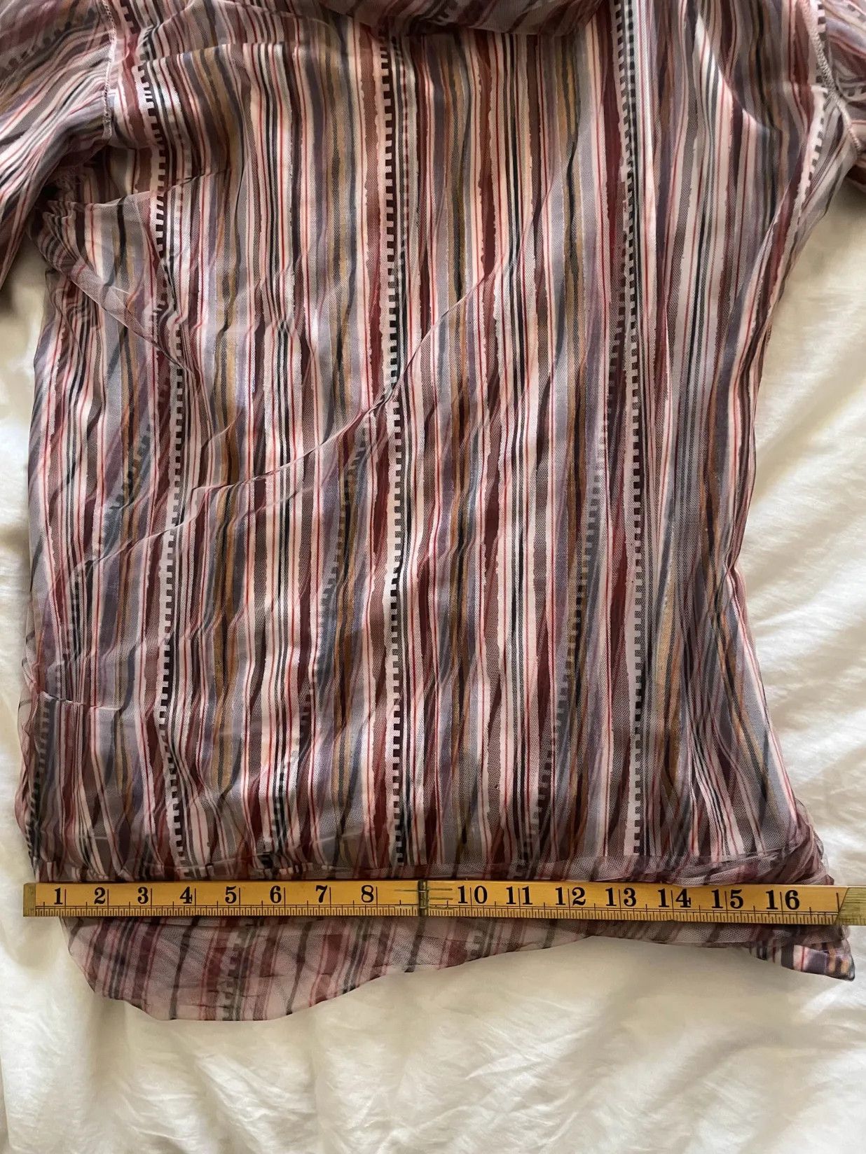 Y/Project Y/Project Double Layered Pink Print Long Sleeve Shirt Size US M / EU 48-50 / 2 - 11 Thumbnail
