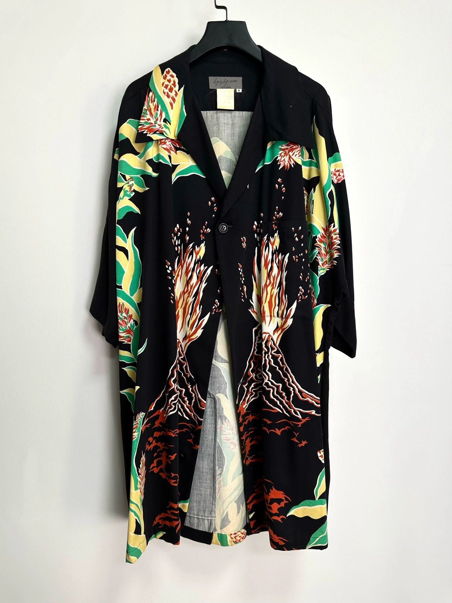 Yohji Yamamoto Multi-Print Button-Up Shirt, Size M Size US M / EU 48-50 / 2 - 1 Thumbnail