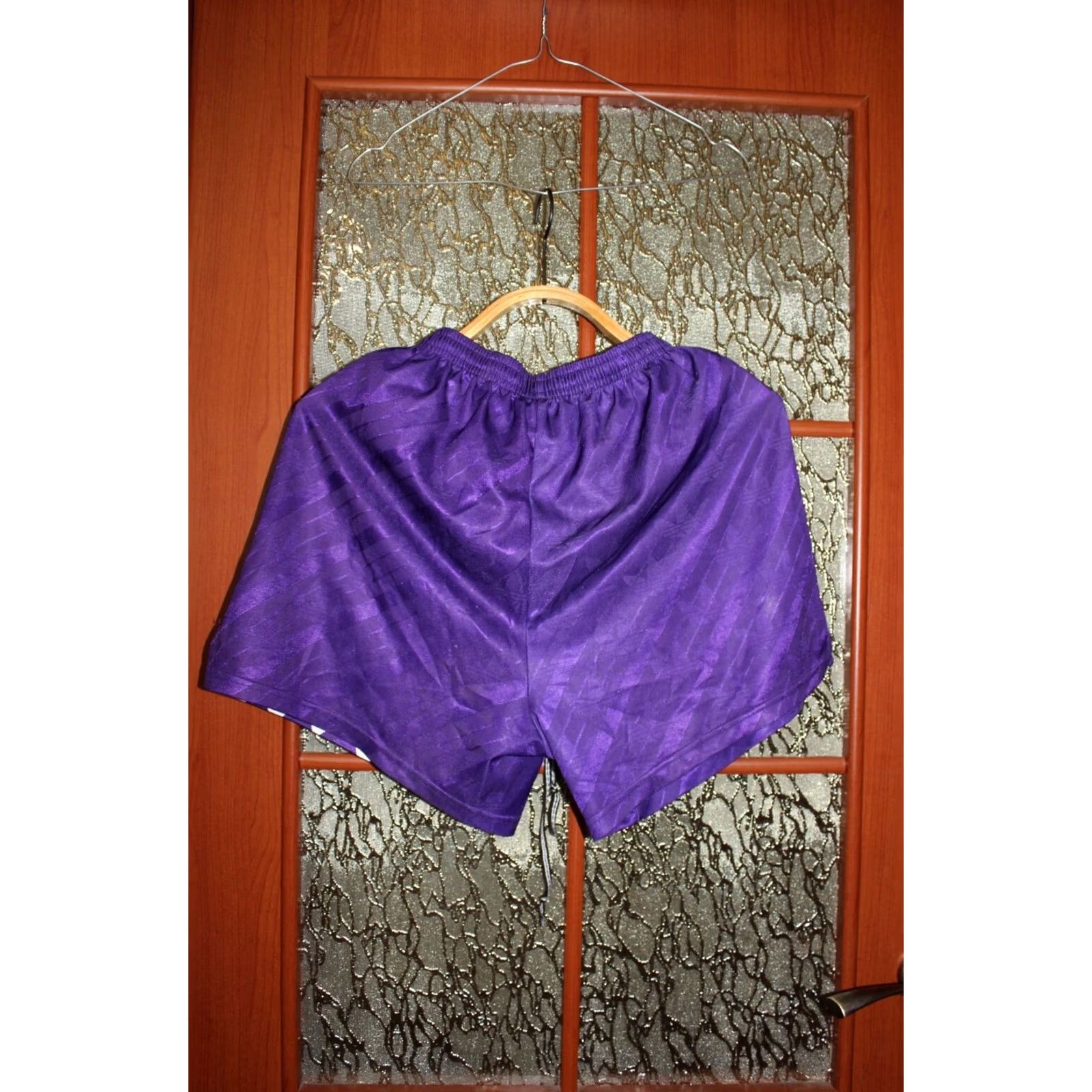 Adidas VINTAGE Adidas violet Purple Running shorts Anderlecht/Austria Wien L/M Shorts Mens Size US 31 - 6 Thumbnail