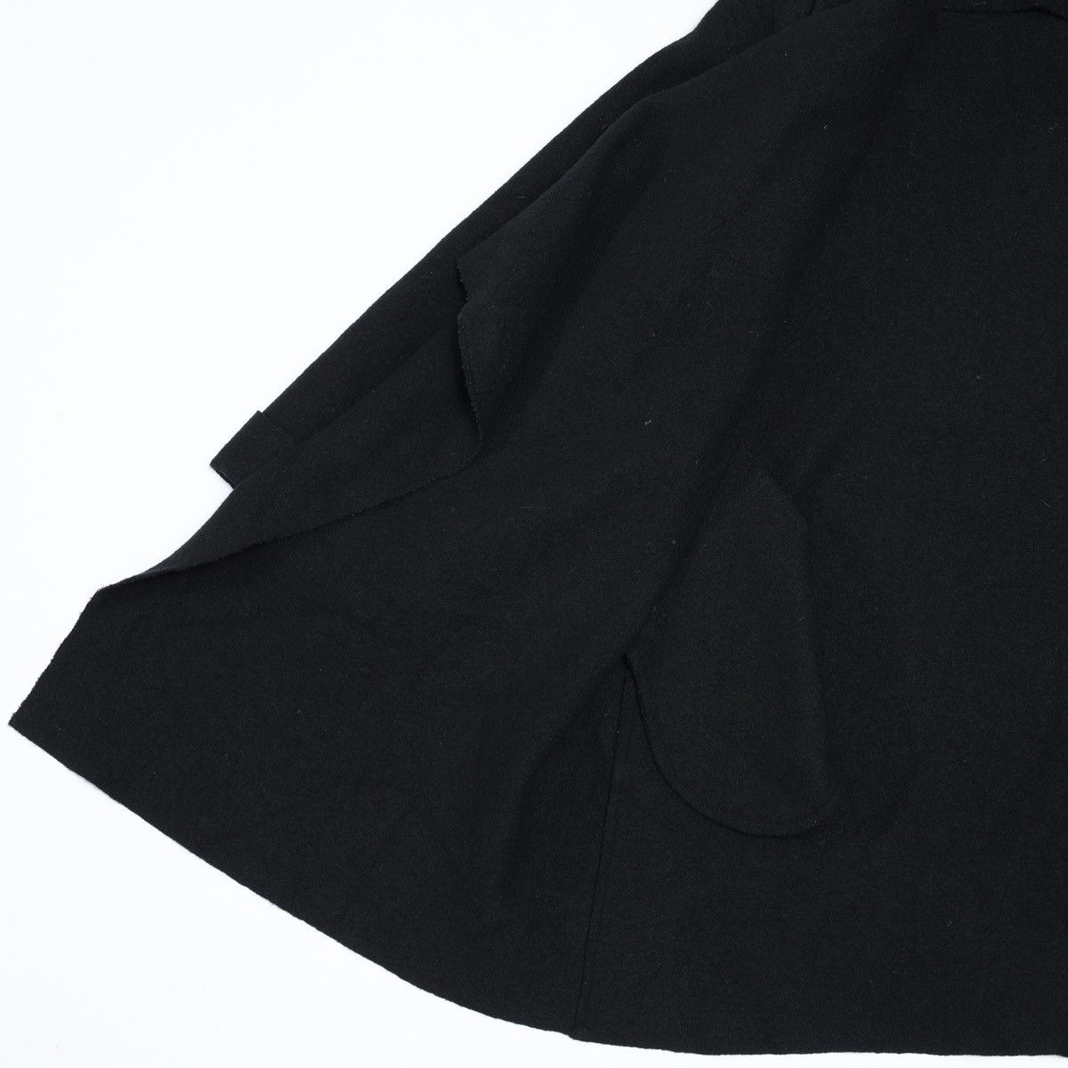 OSKA Oska Oversized Boiled Wool Coat Cape Black Size XL / US 12-14 / IT 48-50 - 10 Thumbnail