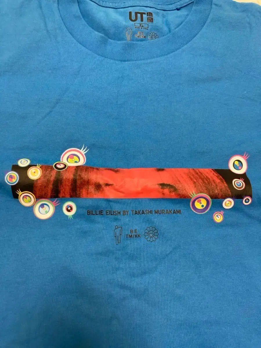 Uniqlo Uniqlo UT Billie Eilish Takashi Murakami blue eyes t shirt Size US XL / EU 56 / 4 - 2 Thumbnail
