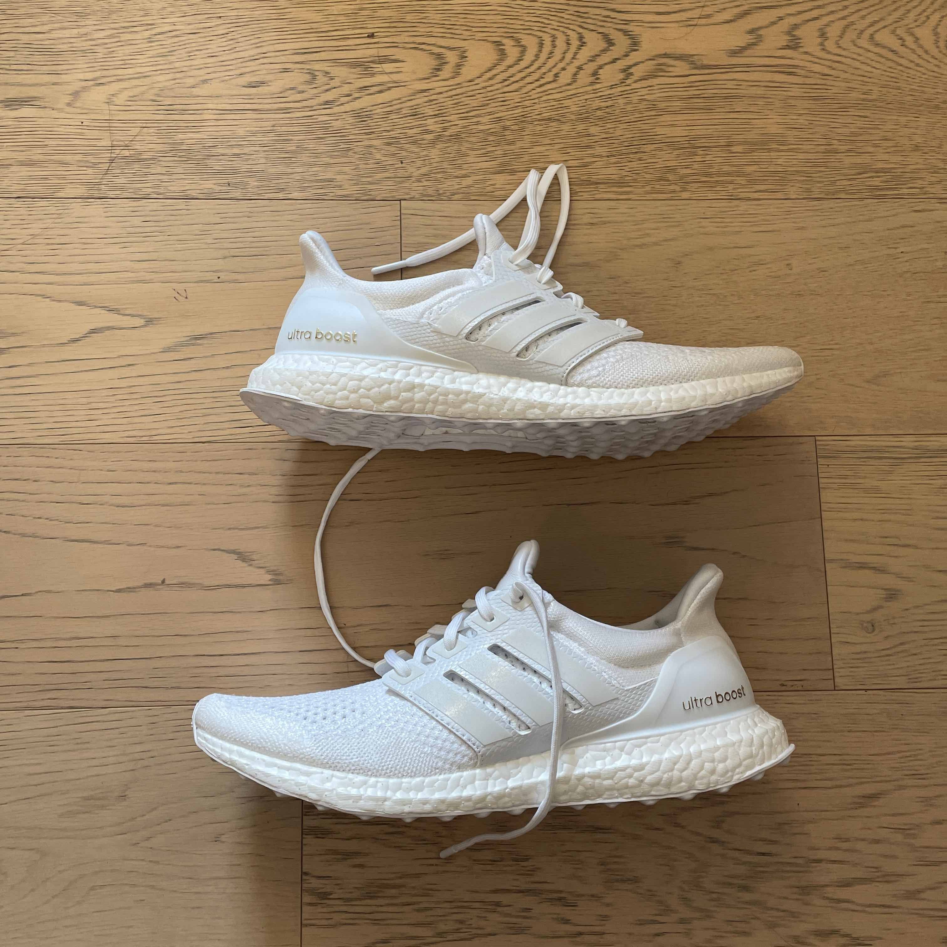 Adidas ultra boost j y d collective triple white best sale