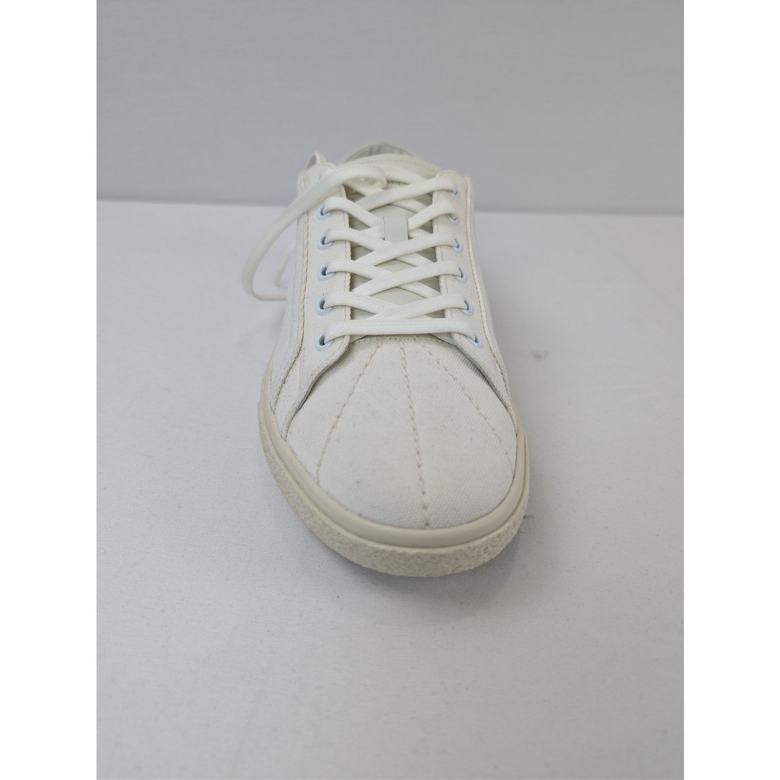 Celine o1rshd1 Canvas & Calfskin Low top Sneakers in White Size US 10 / EU 43 - 14 Thumbnail