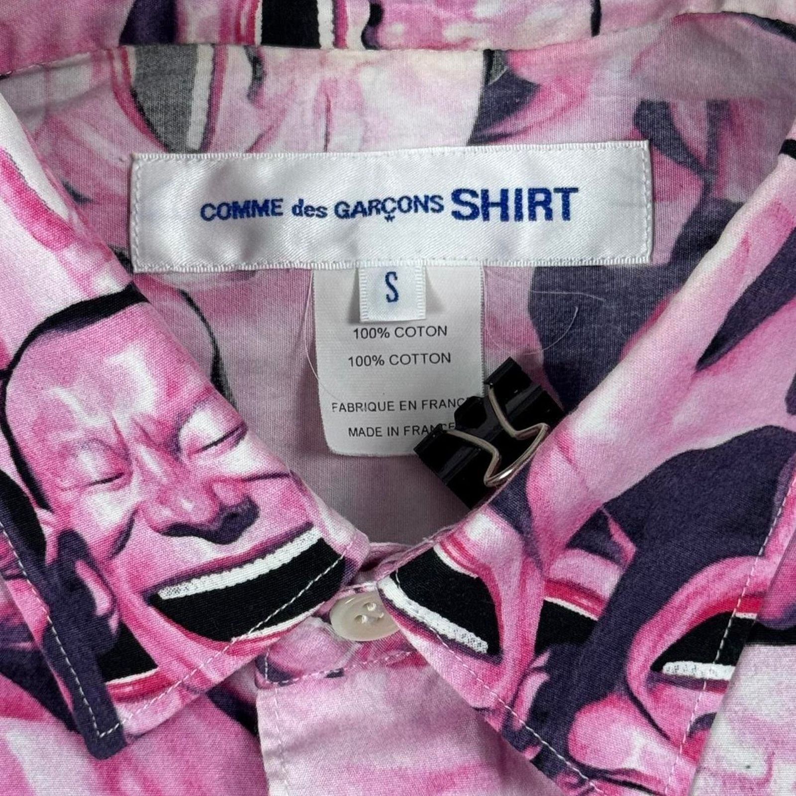Comme des Garcons COMME DES GARCONS SHIRT X YUE MINJUN LAUGHING MAN AOP SHIRT: Size US S / EU 44-46 / 1 - 4 Thumbnail