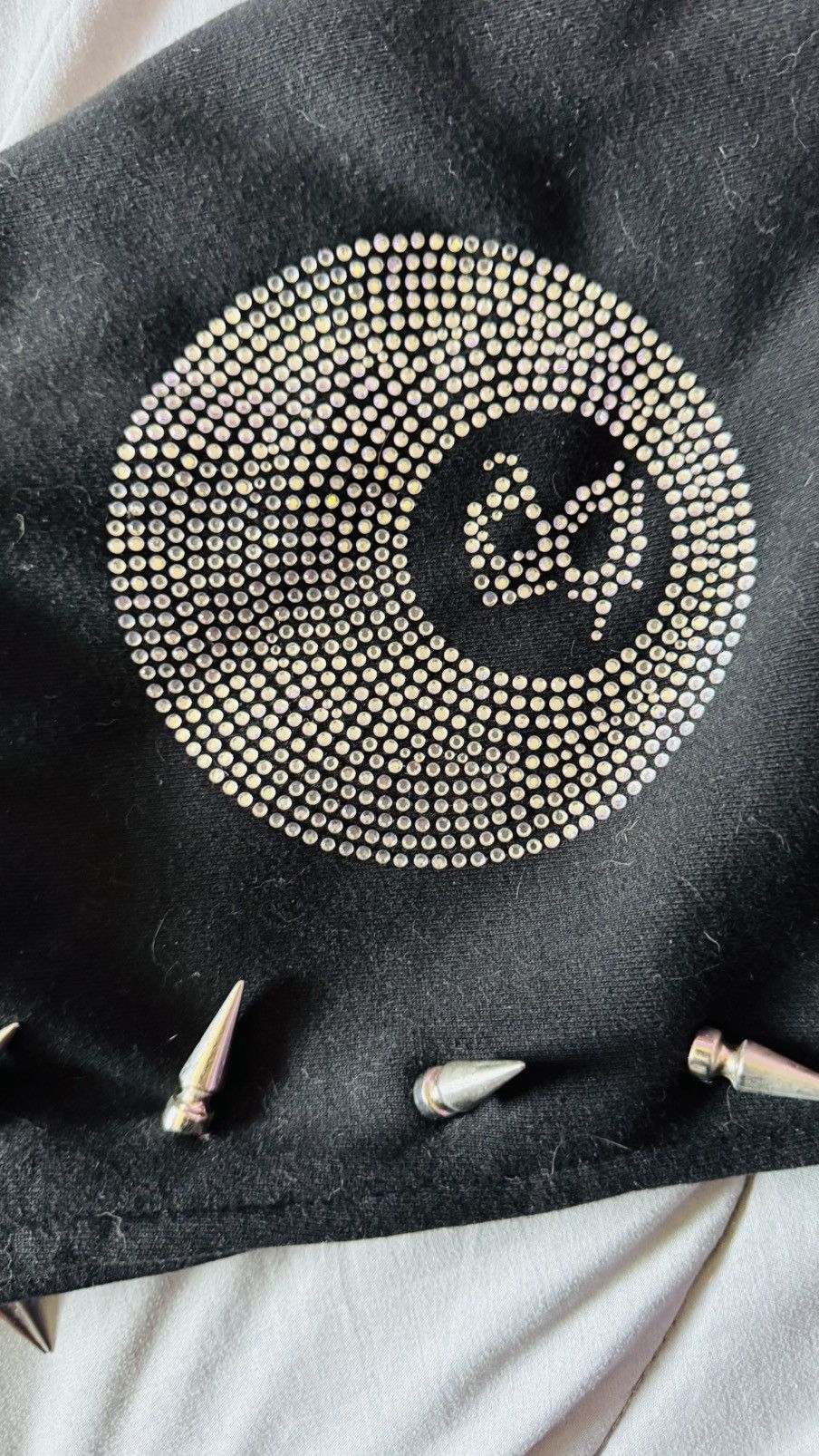 Section 8 Section8LA “shoot them up” Silver Rhinestone Full Zip Size US XXL / EU 58 / 5 - 4 Thumbnail