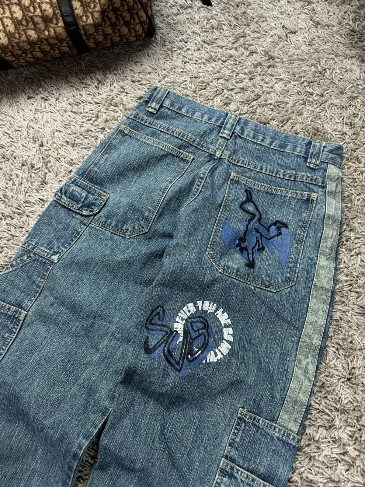 Vintage Vintage jeans baggy pants X-Mail hiphop original skate item Size US 29 - 3 Thumbnail