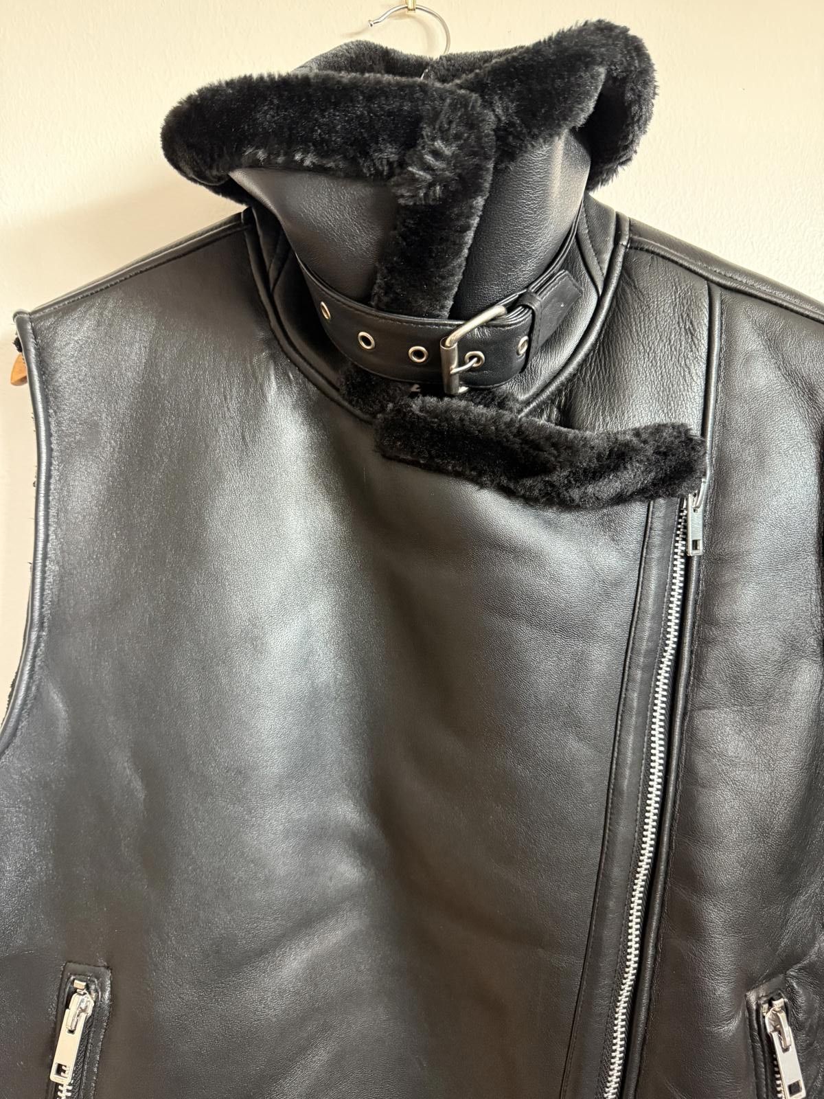 Other Walter Baker Black Leather Shearling Vest XL Size XL / US 12-14 / IT 48-50 - 4 Thumbnail