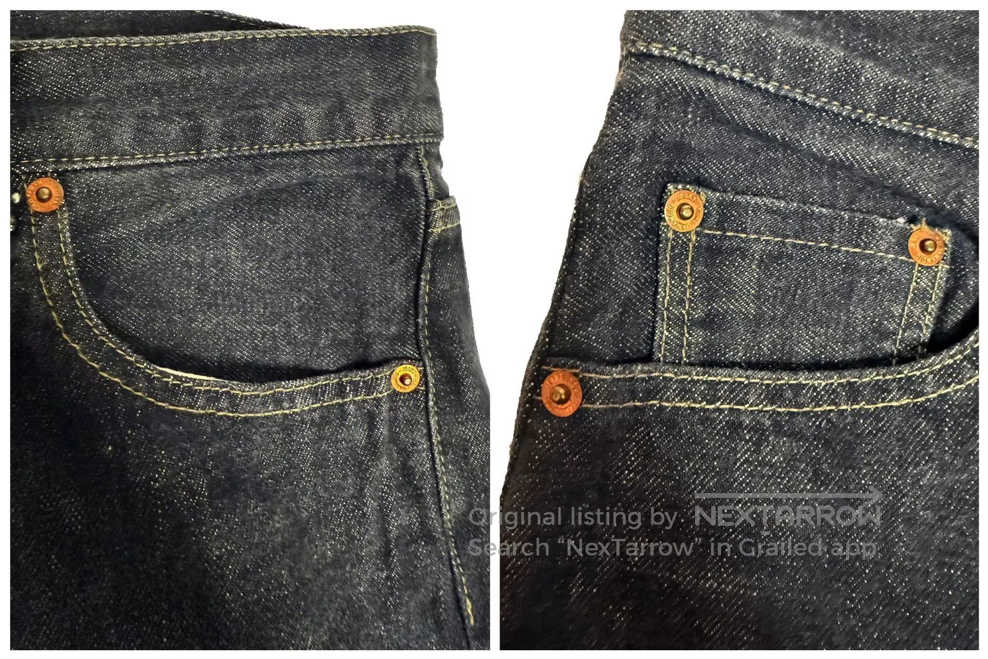 Yohji Yamamoto Yohji Yamamoto Selvedge Indigo Straight Jeans. Size US 40 / EU 56 - 6 Thumbnail