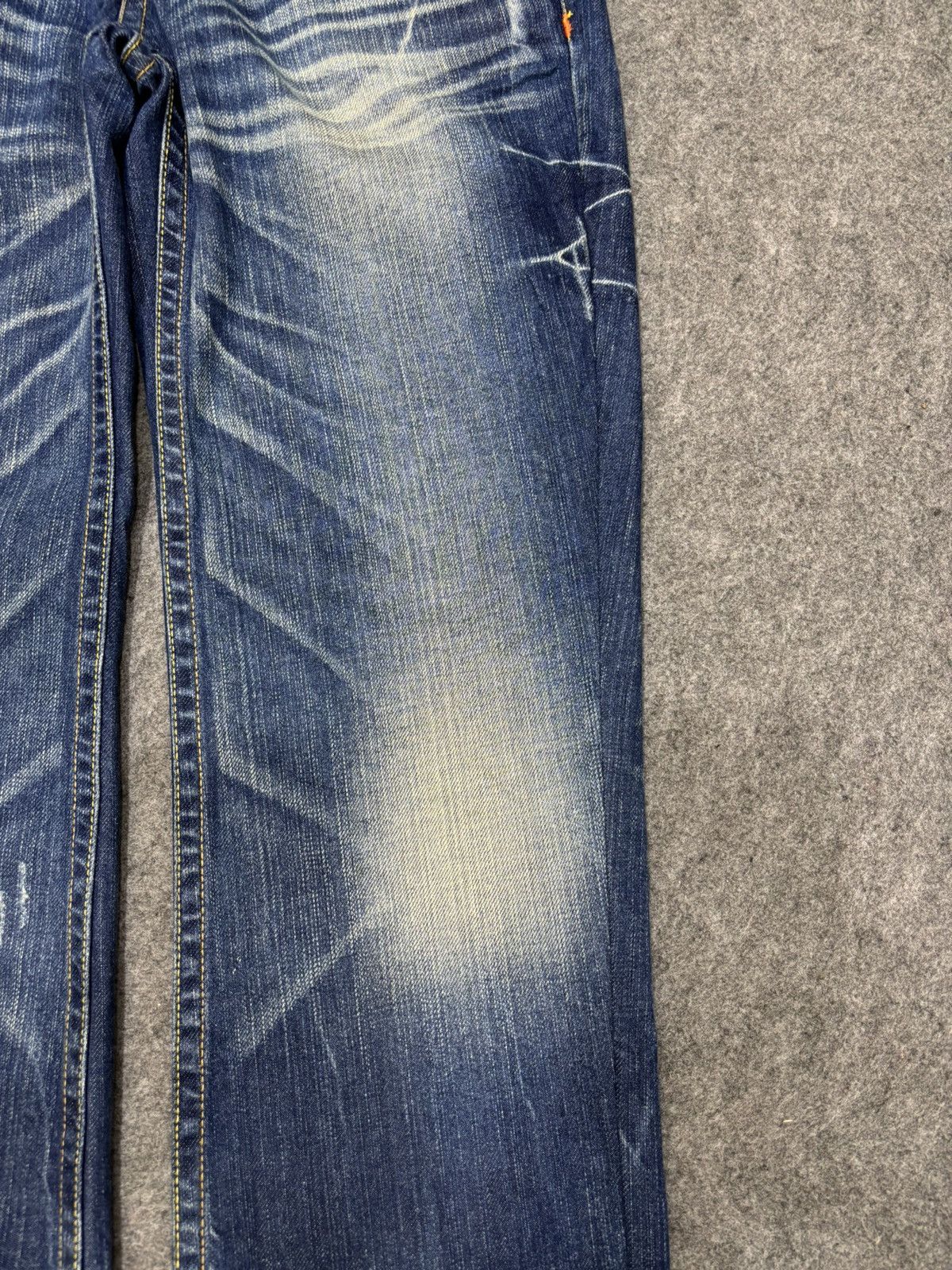 Japanese Brand 💥Sick Design💥Rare The Red Pepper Indian Low Rise Denim F638 Size US 32 / EU 48 - 5 Thumbnail