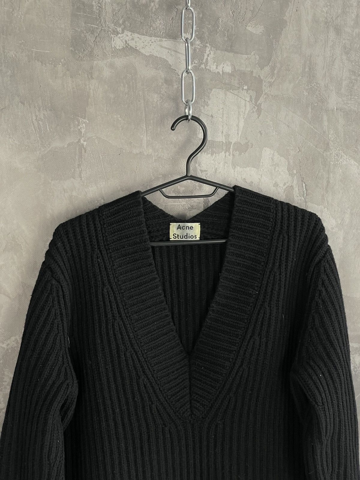 Acne Studios Acne Studios V Neck Sweater Knit Jumper Size XS Size XS / US 0-2 / IT 36-38 - 7 Thumbnail