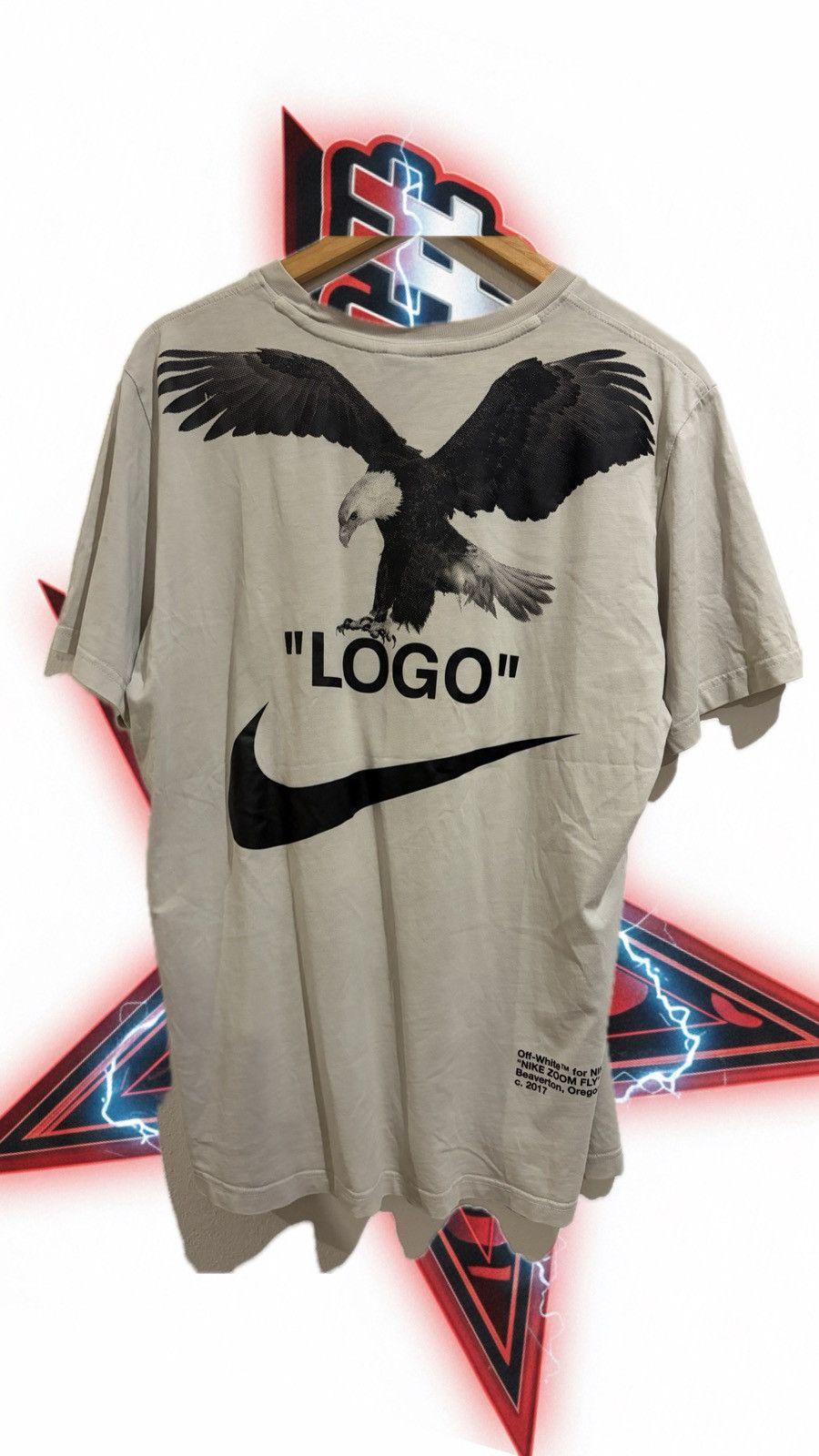 Nike Nike x Offwhite LOGO Tee Size US L / EU 52-54 / 3 - 1 Thumbnail