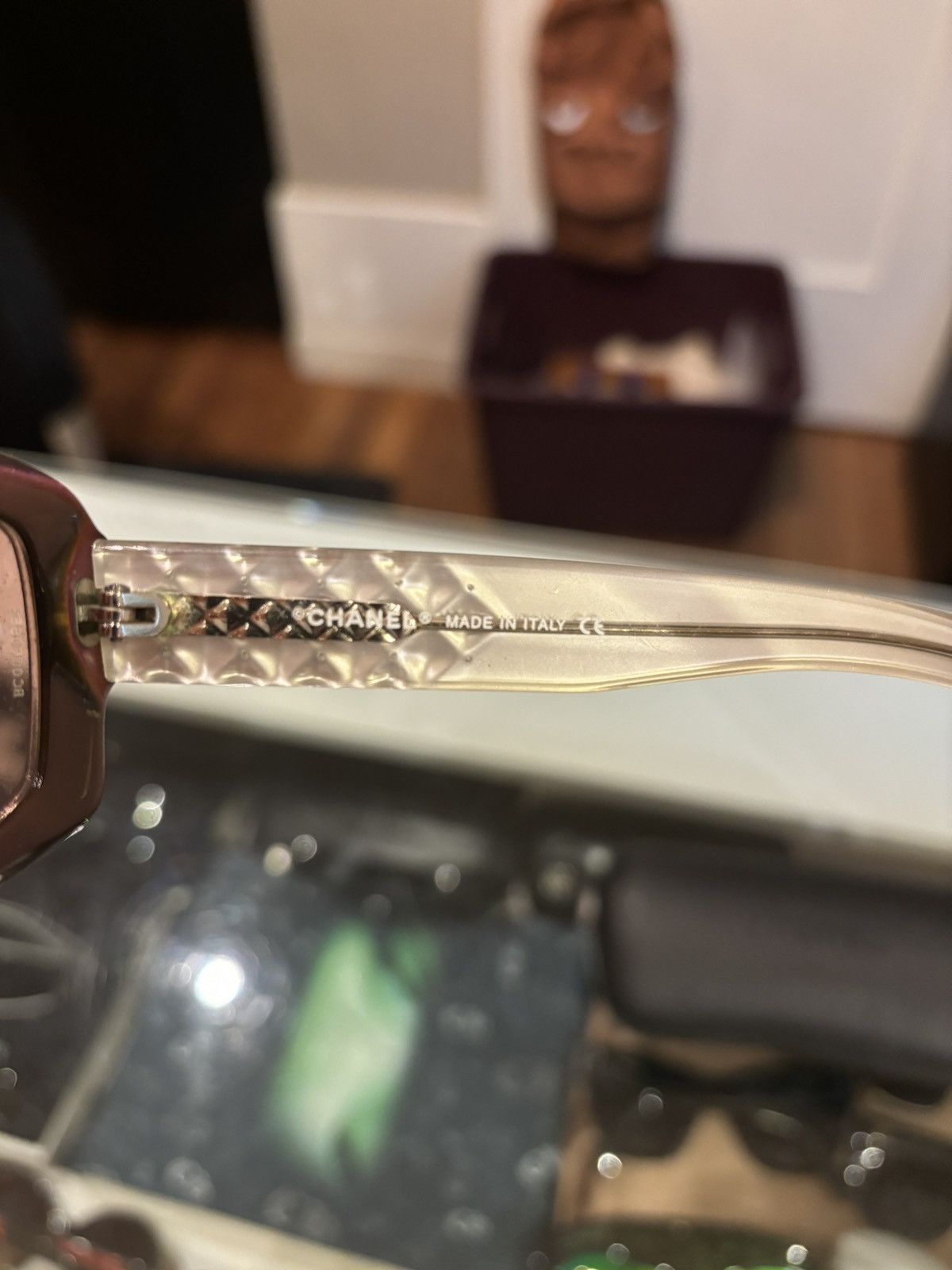 Chanel Chanel Swarovski Crystal Glasses Size ONE SIZE - 4 Thumbnail