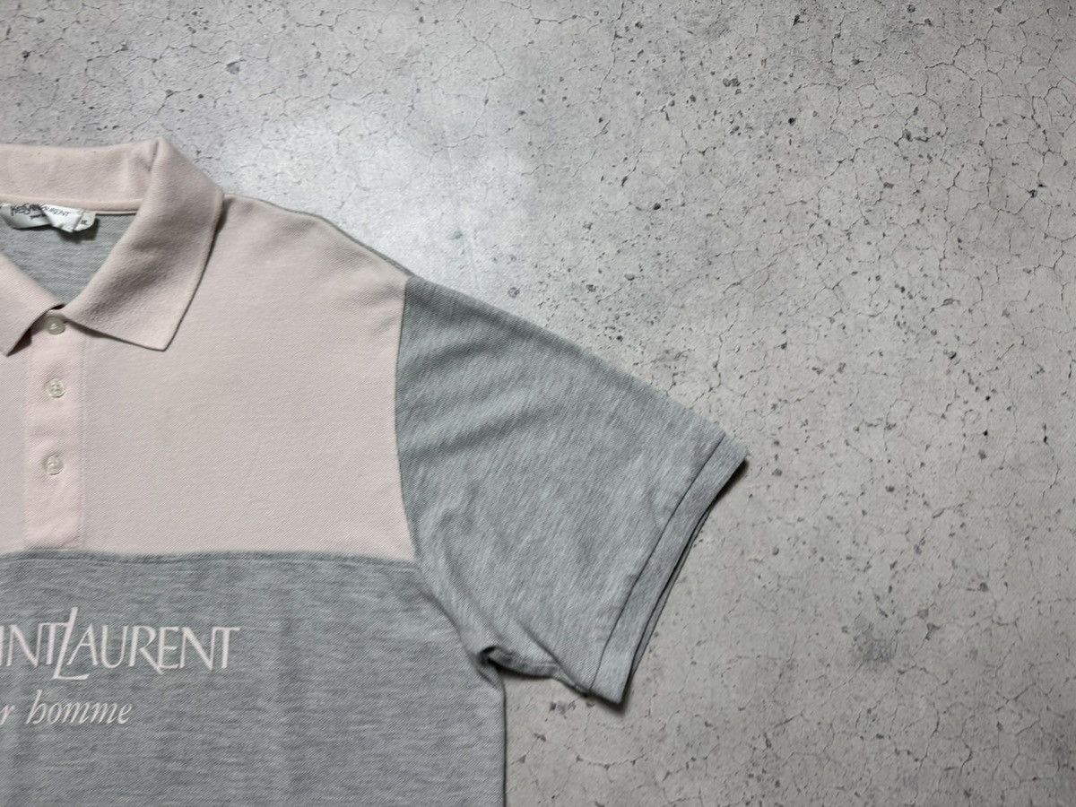 Yves Saint Laurent Yves Saint Laurent YSL Luxury Polo Shirt Vintage Big Logo Size US XXL / EU 58 / 5 - 2 Thumbnail