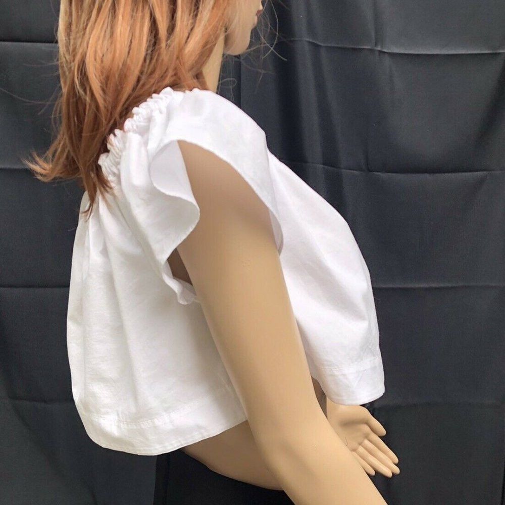 Other Wilfred Artizia Cropped Cotton White Top Size S Size S / US 4 / IT 40 - 6 Thumbnail