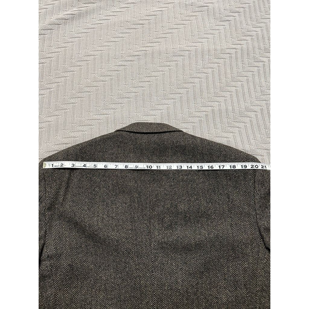 Bloomingdale's Bloomingdale's Peterborough Row black chevron wool blazer Size 46R - 10 Thumbnail