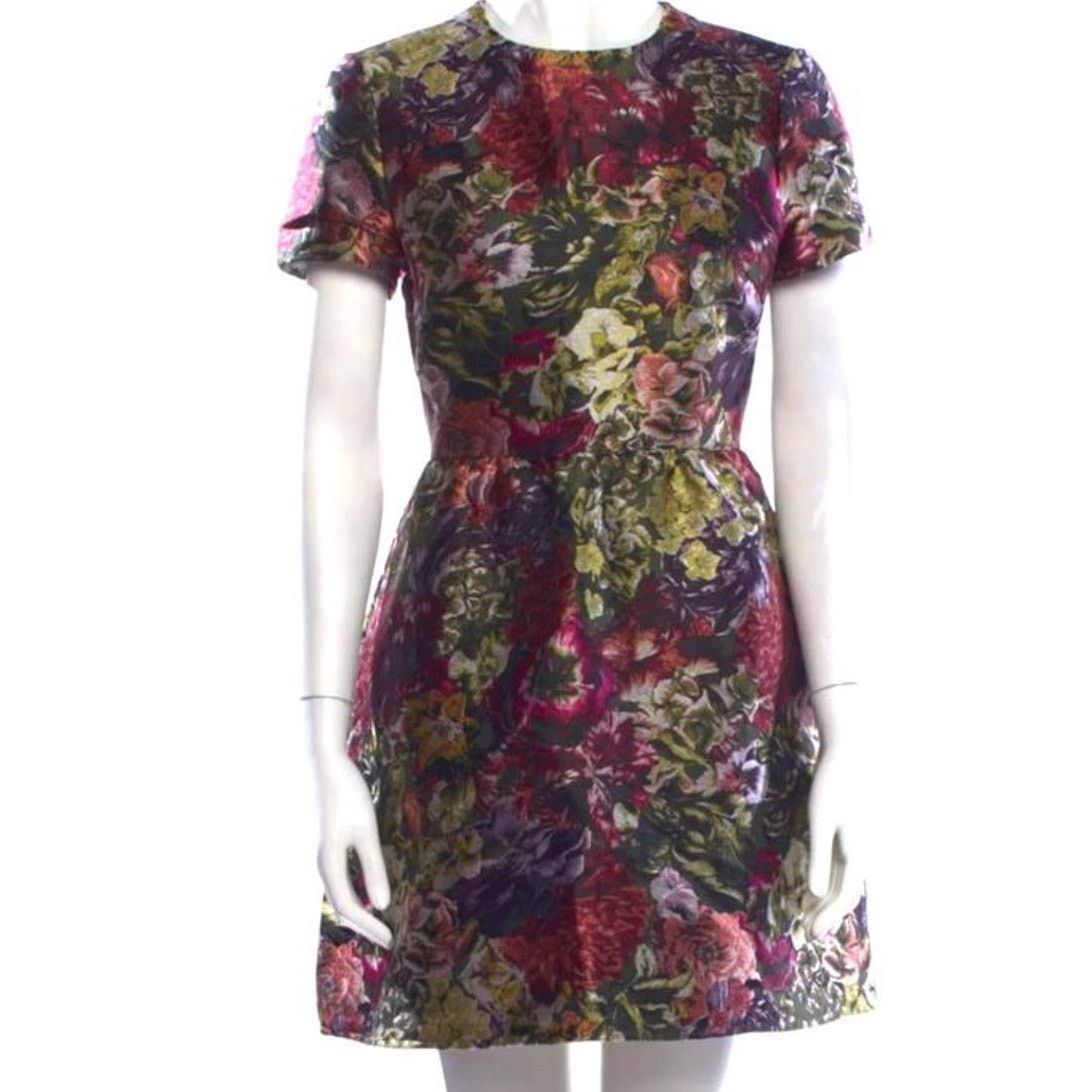 valentino silk a line dress Valentino Garavani Archive Manifesto A-Line Dress – Bluefly main image 1