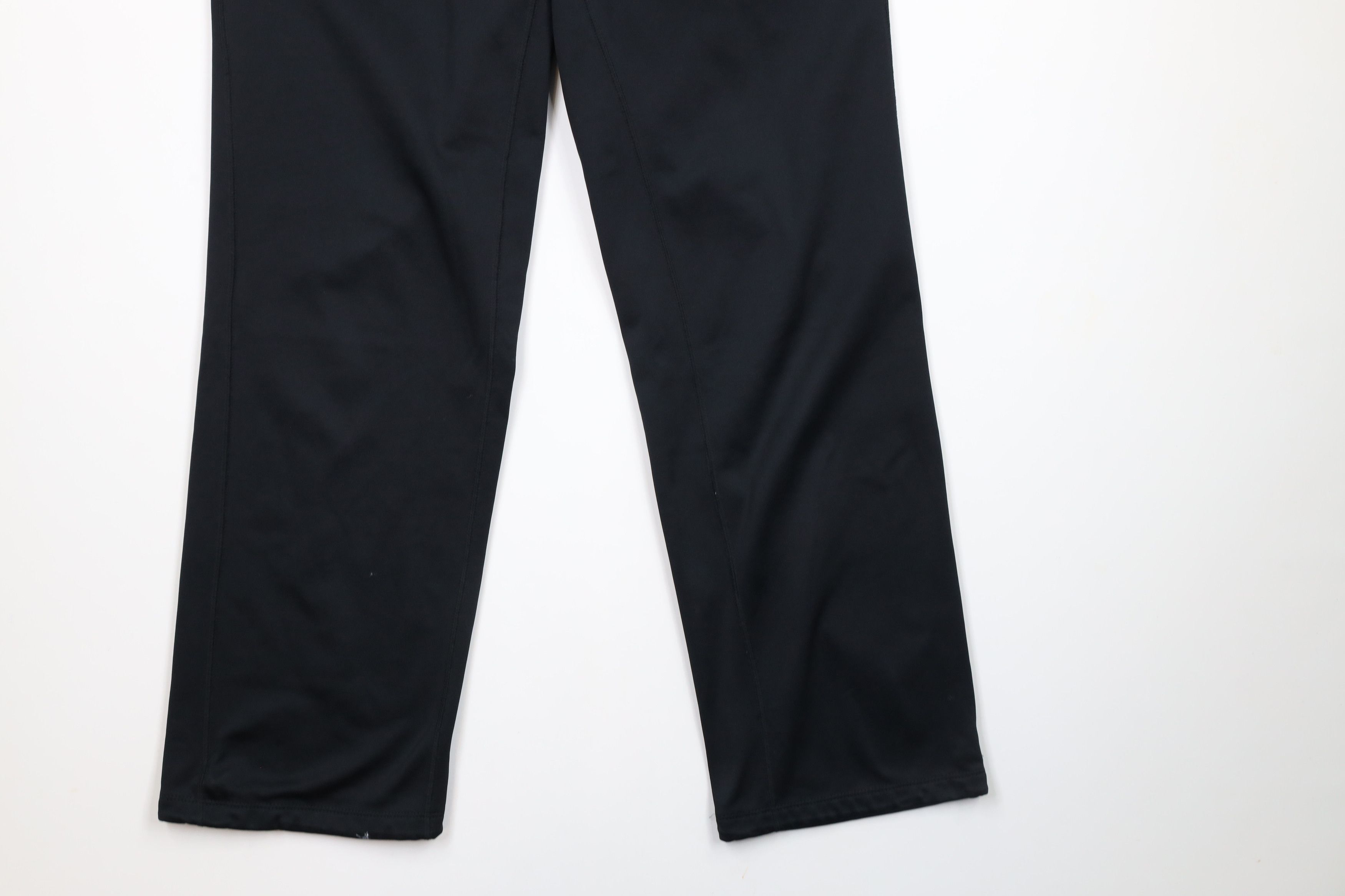 Nike × Vintage Vintage Nike Scott Mini Swoosh Wide Leg Sweatpants Black Size US 34 / EU 50 - 4 Thumbnail