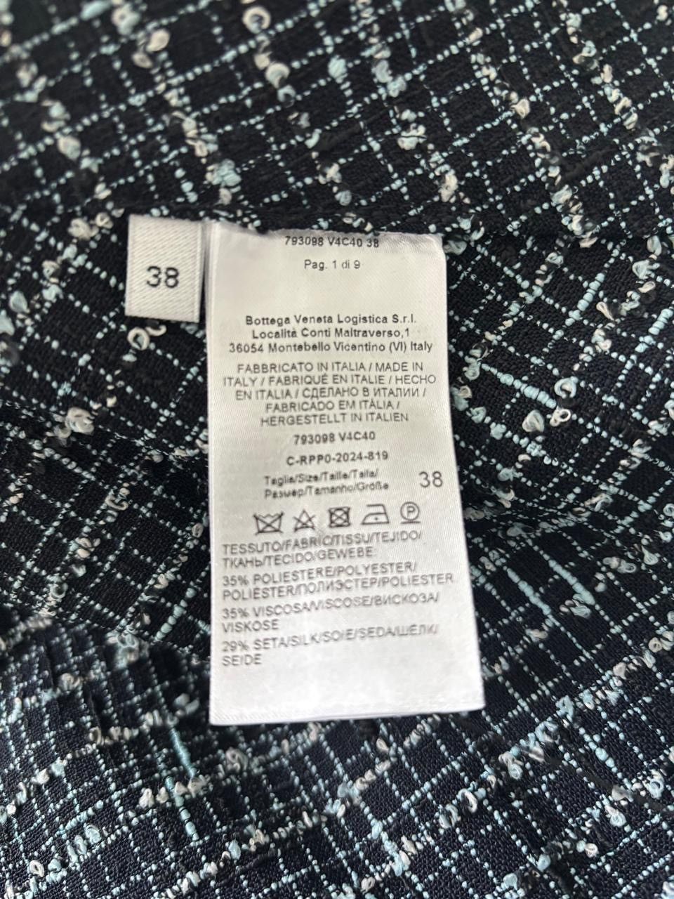 Bottega Veneta Bottega Veneta Oversized Tweed Shirt Size XS / US 0-2 / IT 36-38 - 7 Thumbnail