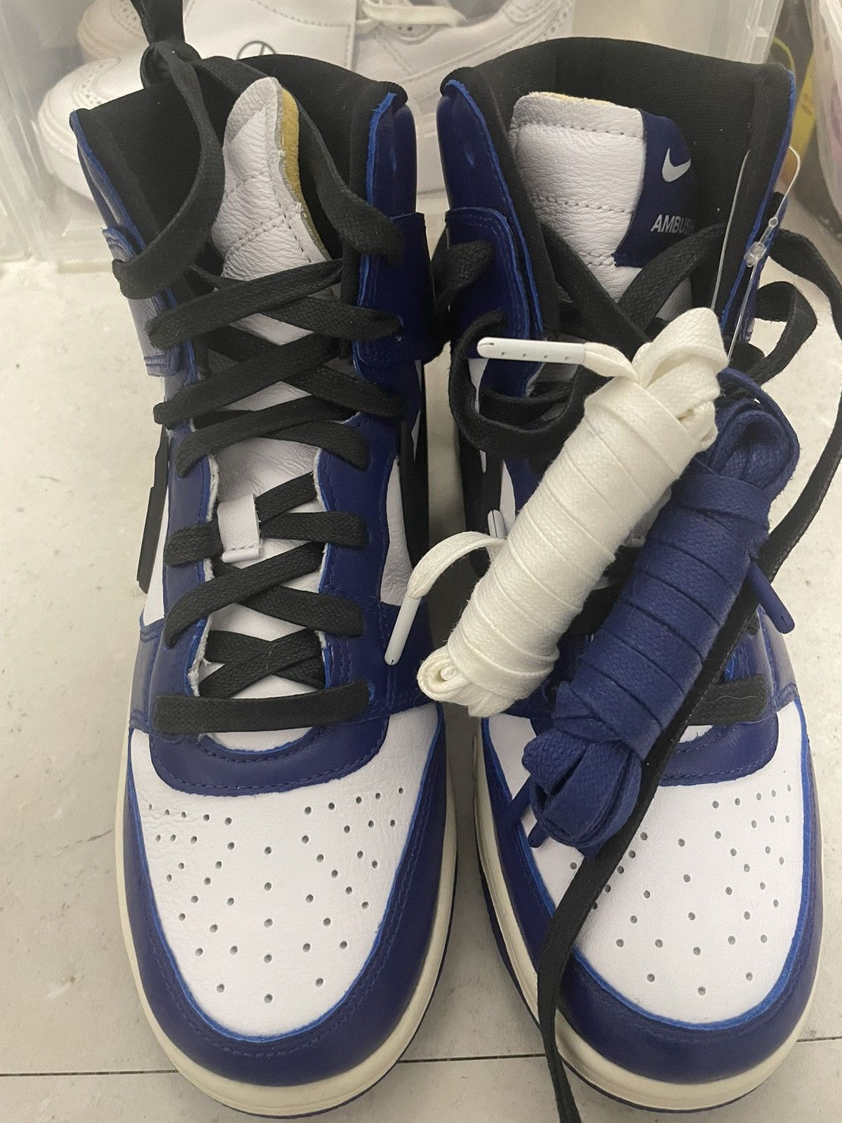Nike AMBUSH x Nike Dunk High Deep Royal CU7544 400 Size US 6.5 / IT 36.5 - 4 Thumbnail