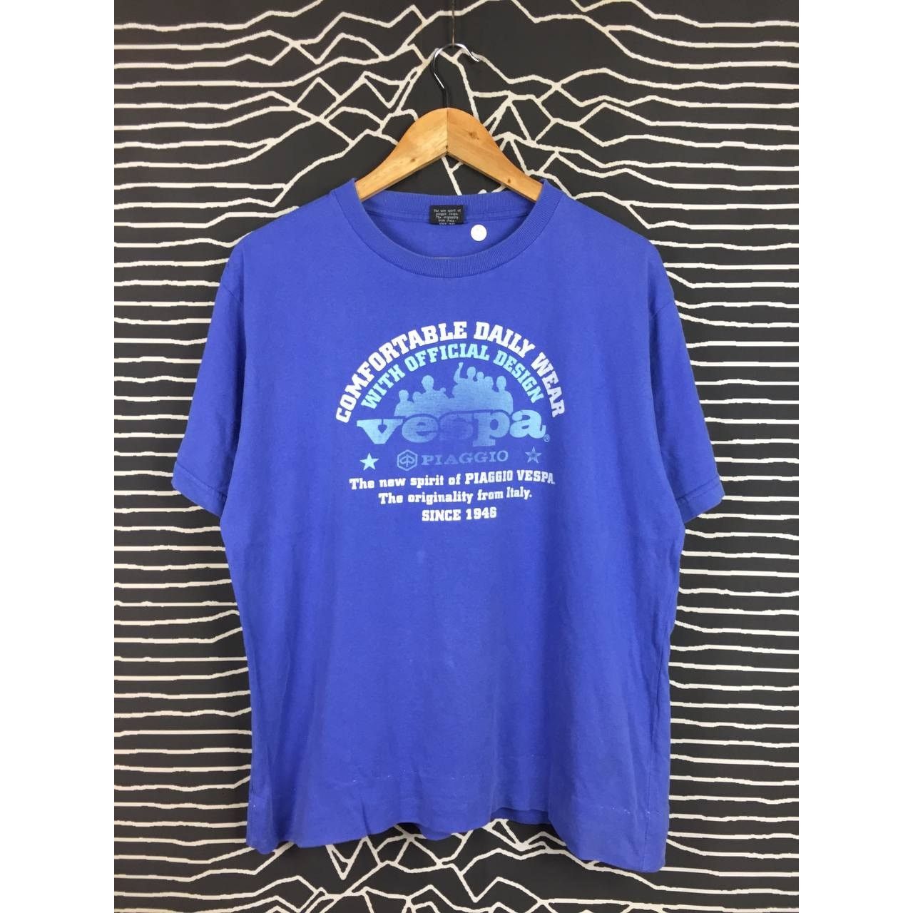 Vintage Vtg Vespa Piaggio Comfortable Daily Wear Tee Size US L / EU 52-54 / 3 - 1 Thumbnail