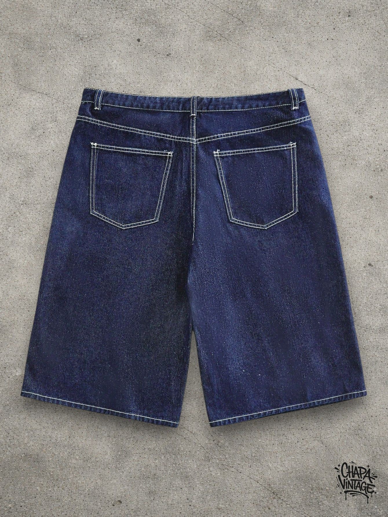 Vintage Dark blue fashion shorts Size US 32 / EU 48 - 2 Thumbnail