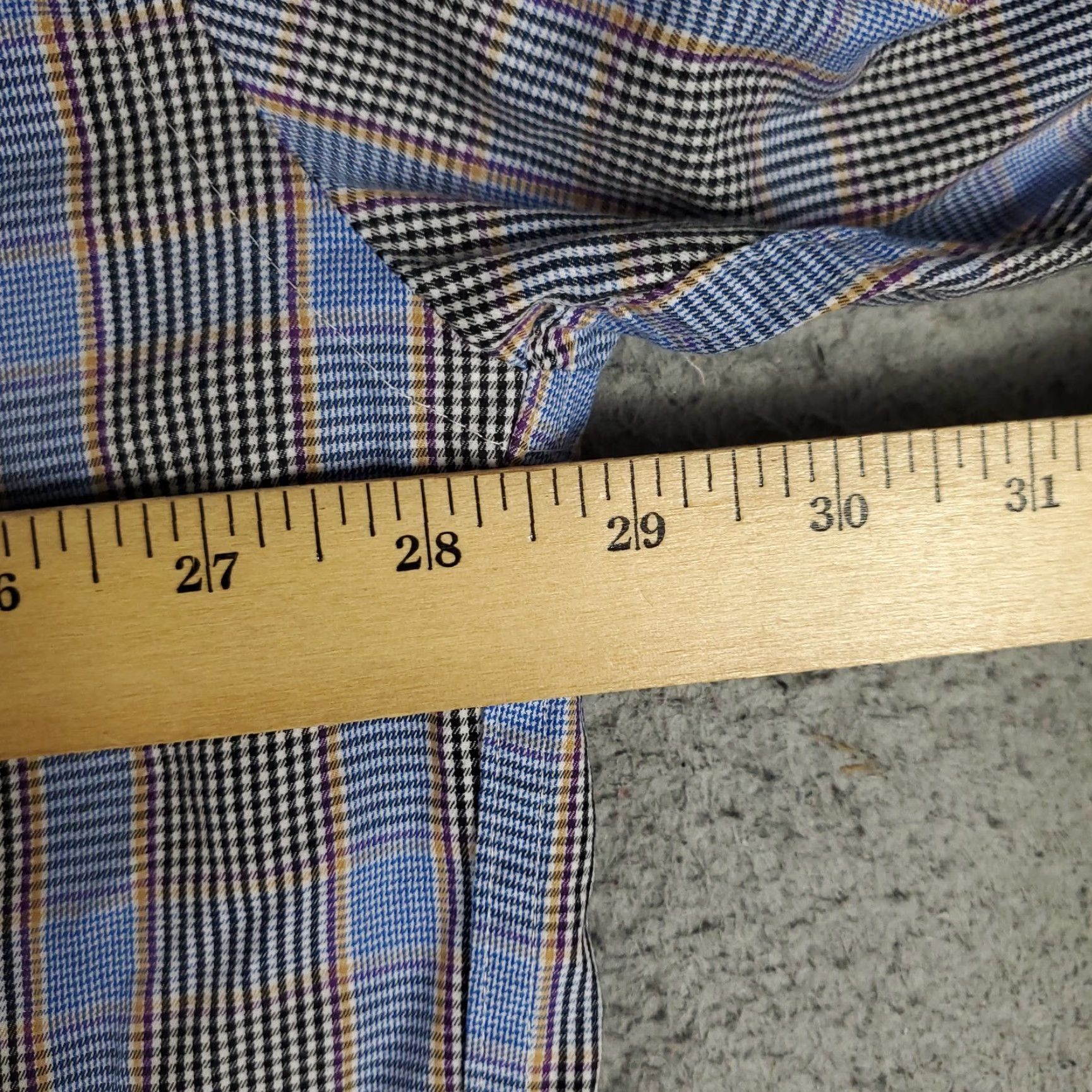 Peter Millar Peter Millar Button-Up Shirt 2XL Blue Plaid Long Sleeve Mens Size US XXL / EU 58 / 5 - 6 Thumbnail