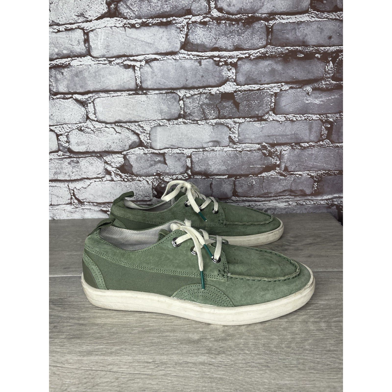 Globe Globe Green Suede Leather Casual Low Lace Sneakers Shoes Men Size US 9.5 / EU 42-43 - 11 Thumbnail