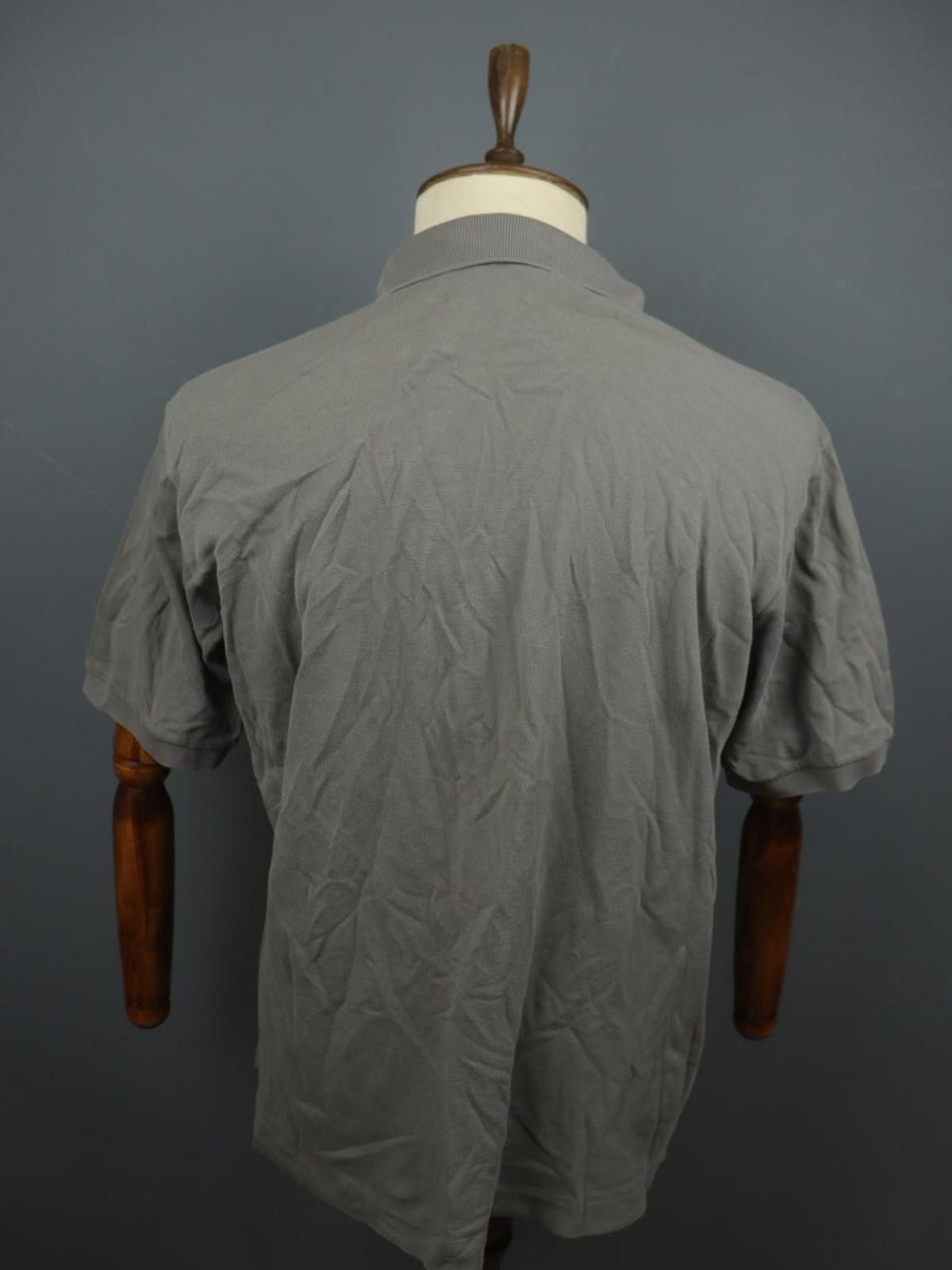 Lacoste Lacoste Gray 100% Cotton Collar Embroidered Shirt Size 6 Size US M / EU 48-50 / 2 - 2 Thumbnail