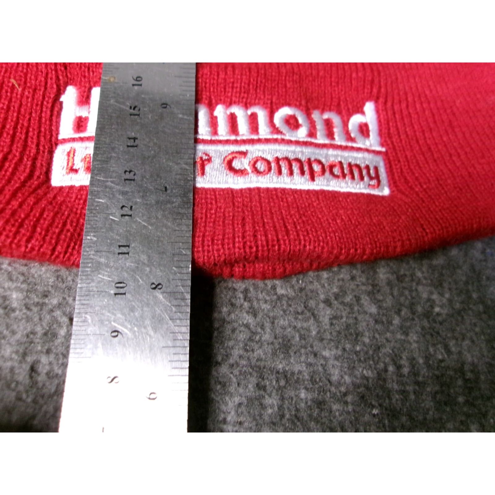 Vintage VINTAGE Hammond Lumber Company Hat Cap Beanie Adult Red Work Employee Maine Size ONE SIZE - 4 Thumbnail