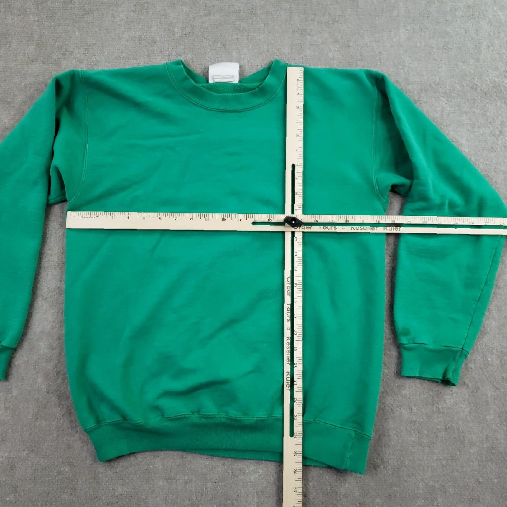 Hanes VINTAGE Hanes Sweatshirt Mens Small Green Cotton Crewneck Pullover Y2K - Shirt, Mens, Size S, Green, Cotton, Pullover, Crew Neck, Long Sleeve Size US S / EU 44-46 / 1 - 2 Thumbnail