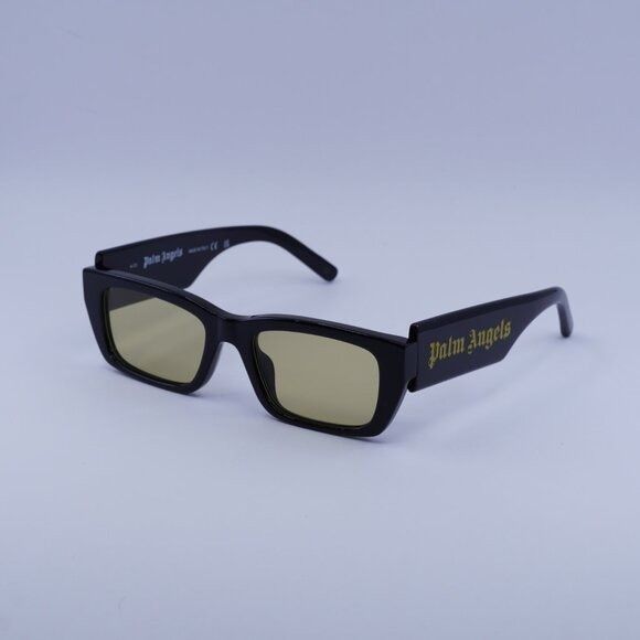 Palm Angels Palm Angels PERI002 PALM 1018 Sunglasses Black Rectangle Size ONE SIZE - 1 Thumbnail
