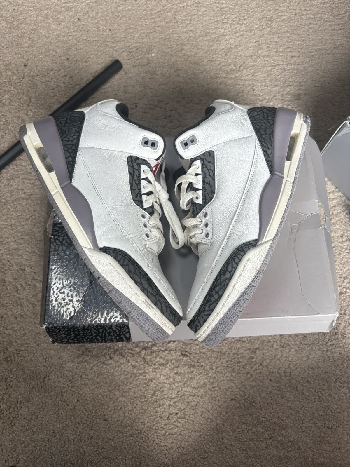 Jordan Brand Air jordan 3 cement grey size 11 Size US 11 / EU 44 - 3 Thumbnail
