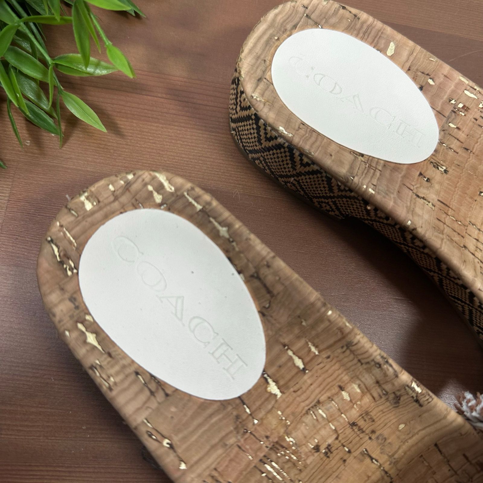 Coach Coach Women's Brayden Cork Raffia Sandals Size 6 Size US 6 / IT 36 - 8 Thumbnail